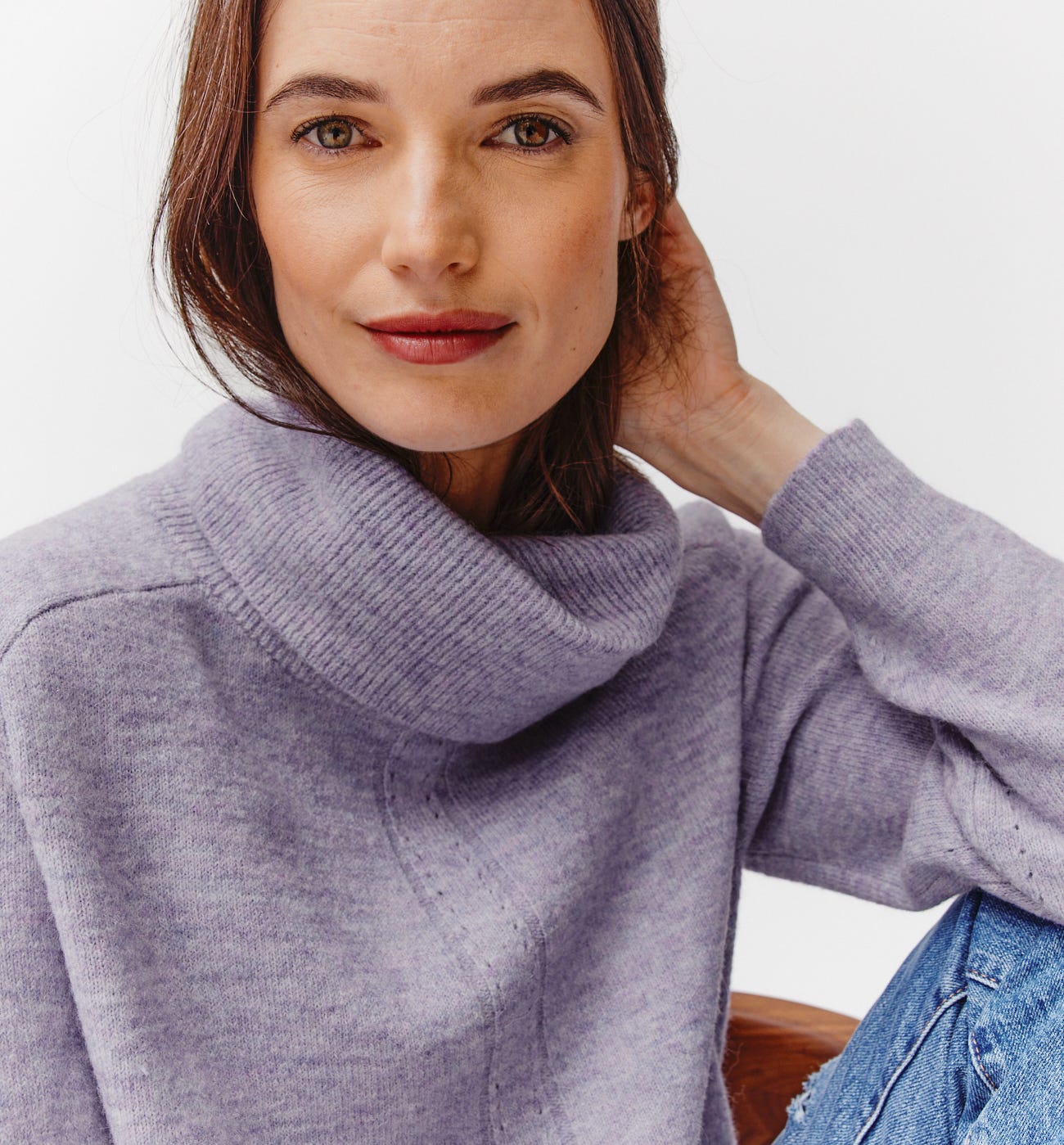 Maglia dolcevita oversize
