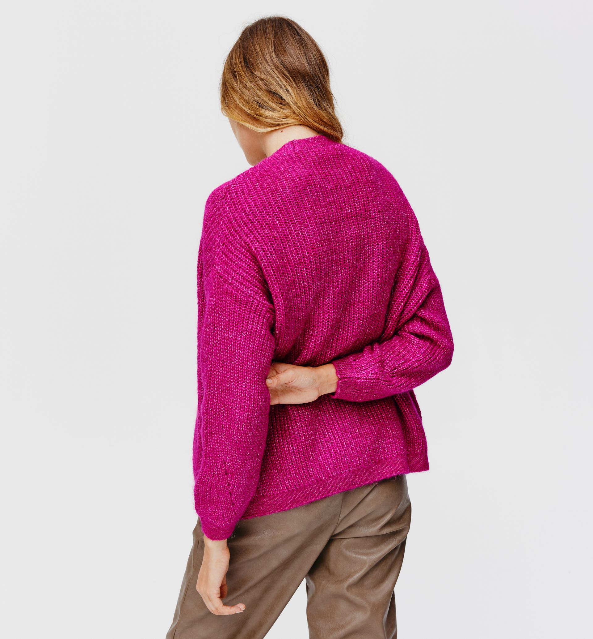 Ribbed cardigan