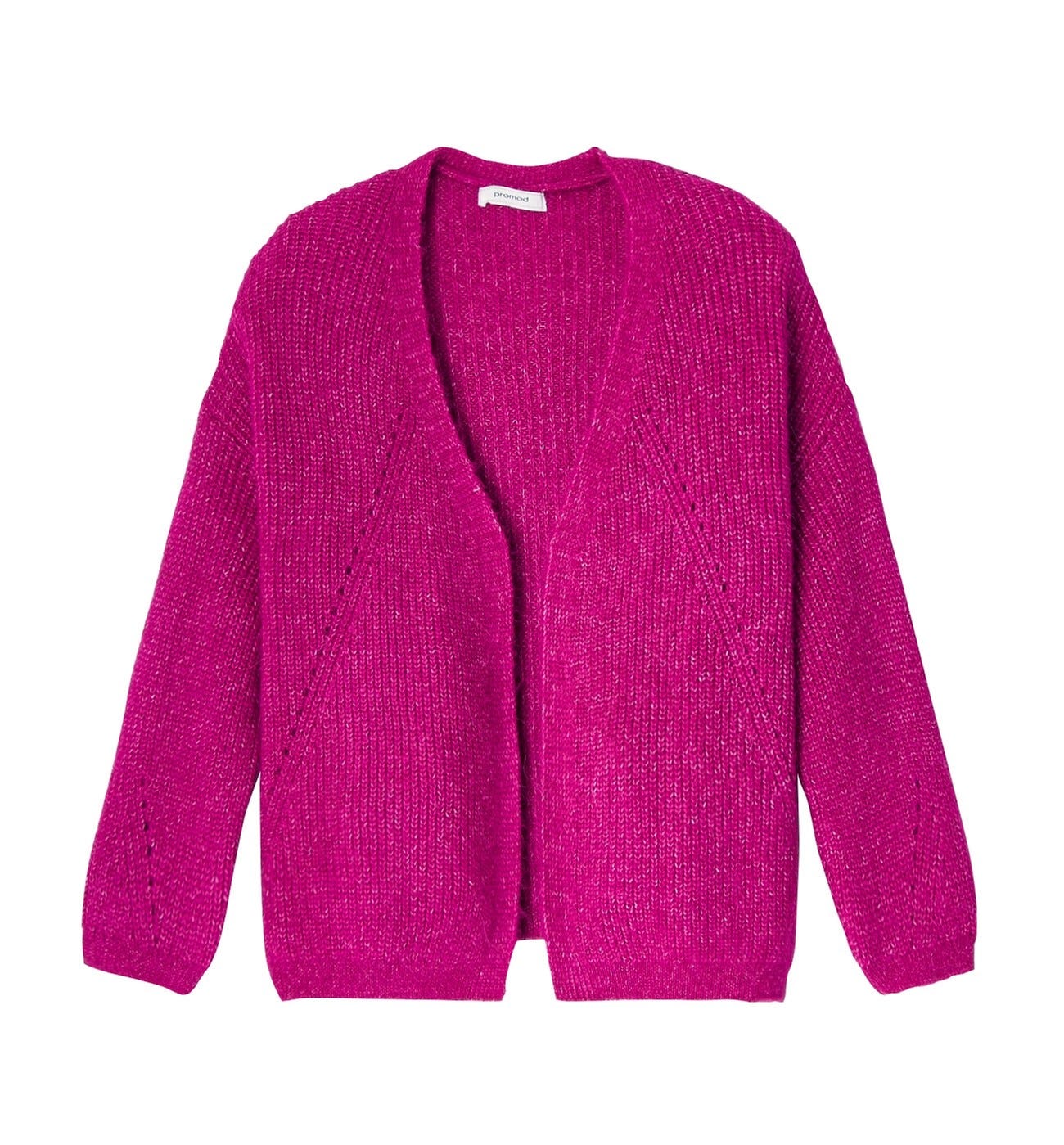 Cardigan aus Rippenstrick
