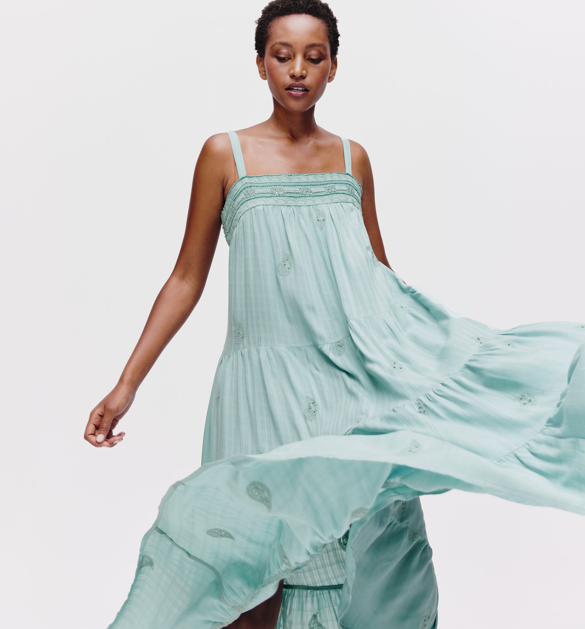 Long beaded dress
