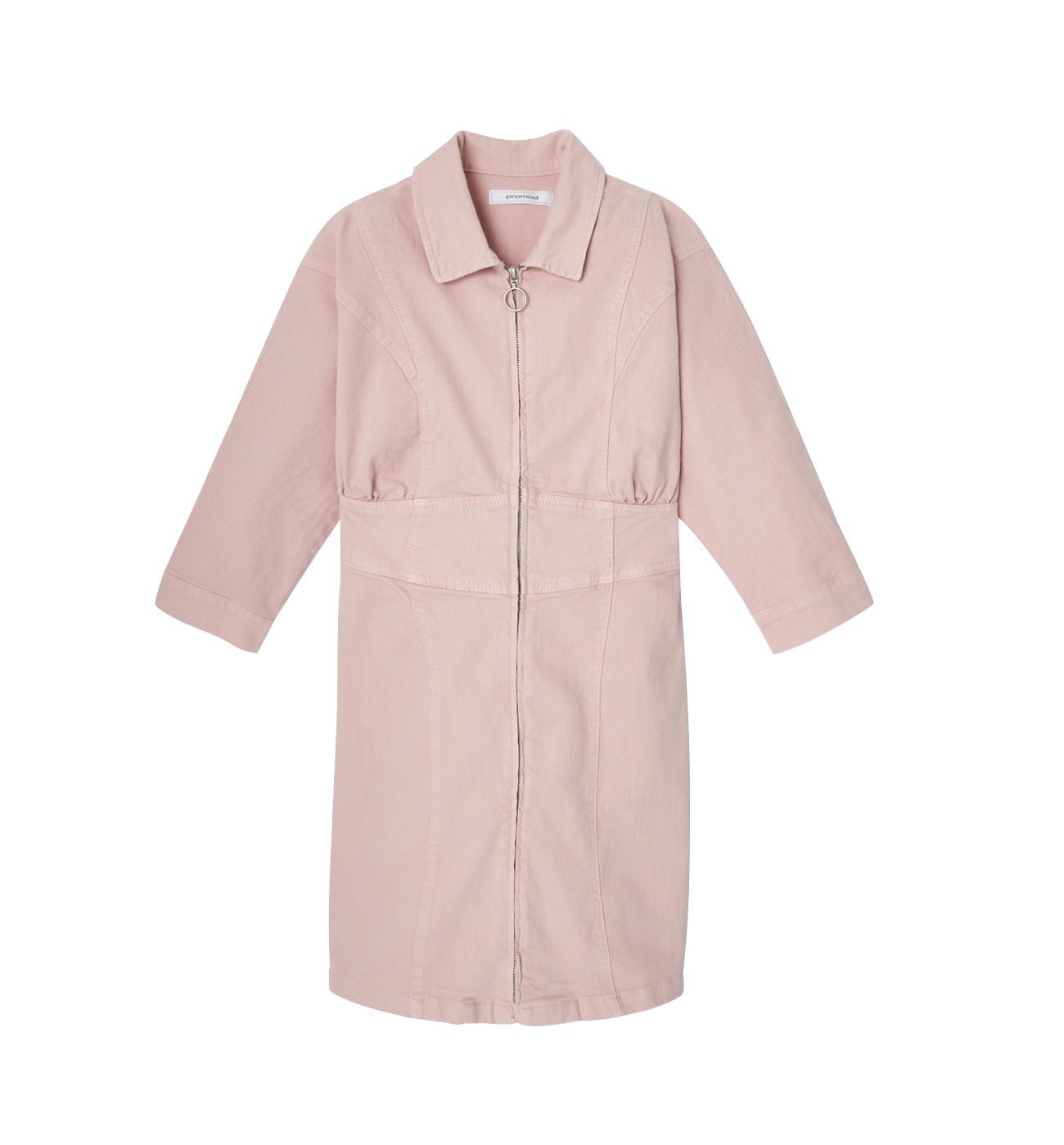 Gabardine zip dress