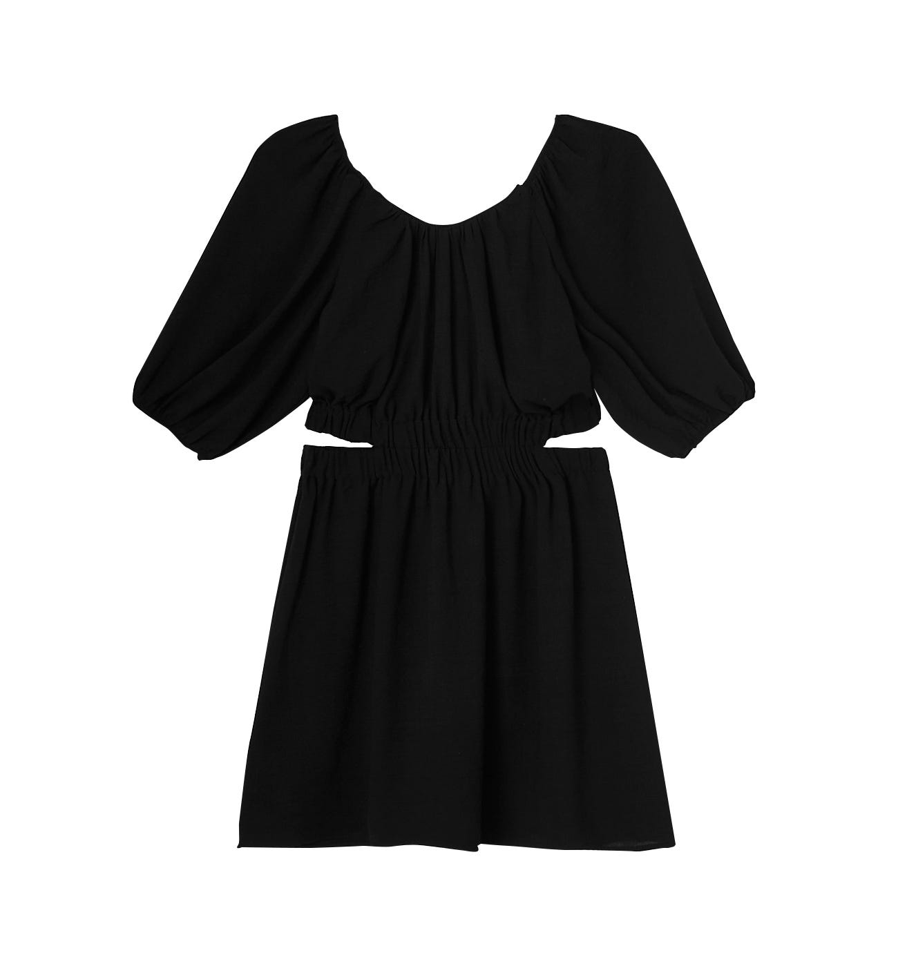 Kleid mit Ballonärmeln