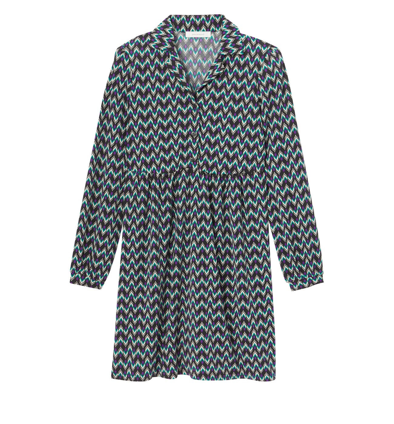 Kleid aus fließendem Jersey
