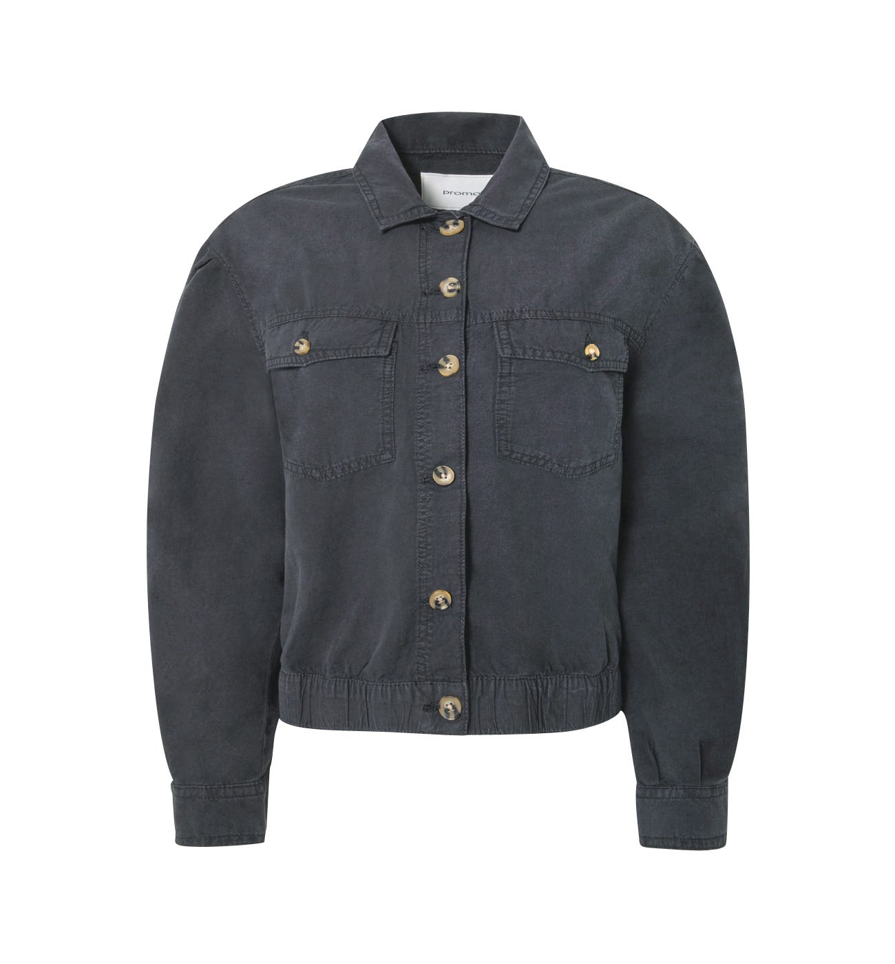 Bluse aus Baumwolle und Leinen