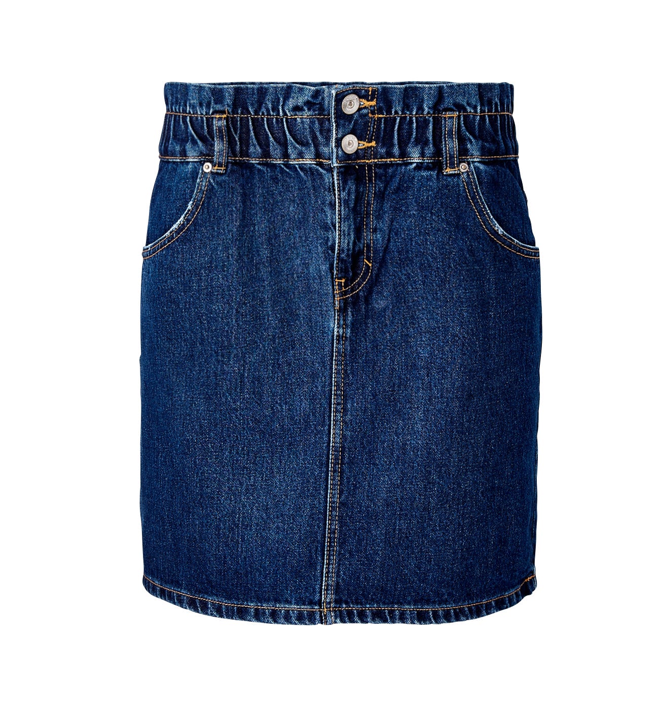 Short denim skirt Medium denim
