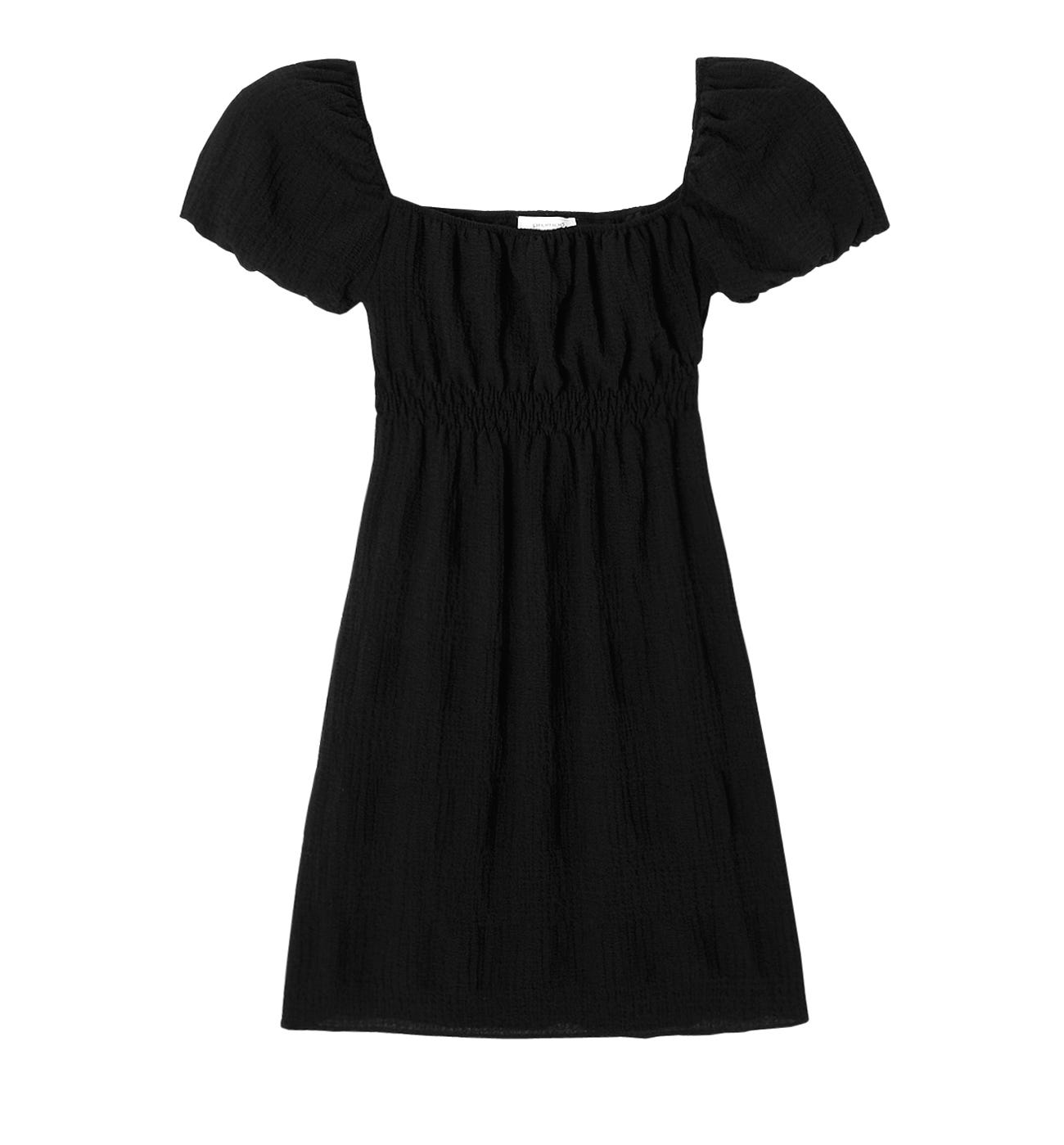 Kleid mit kurzen Ballonärmeln