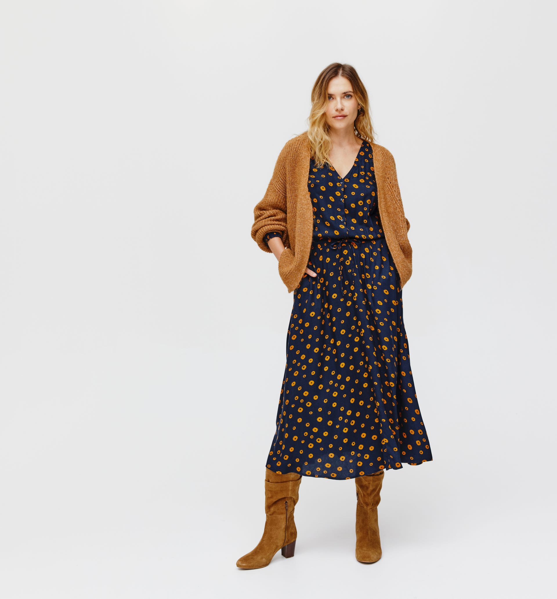 Maxikleid mit Print