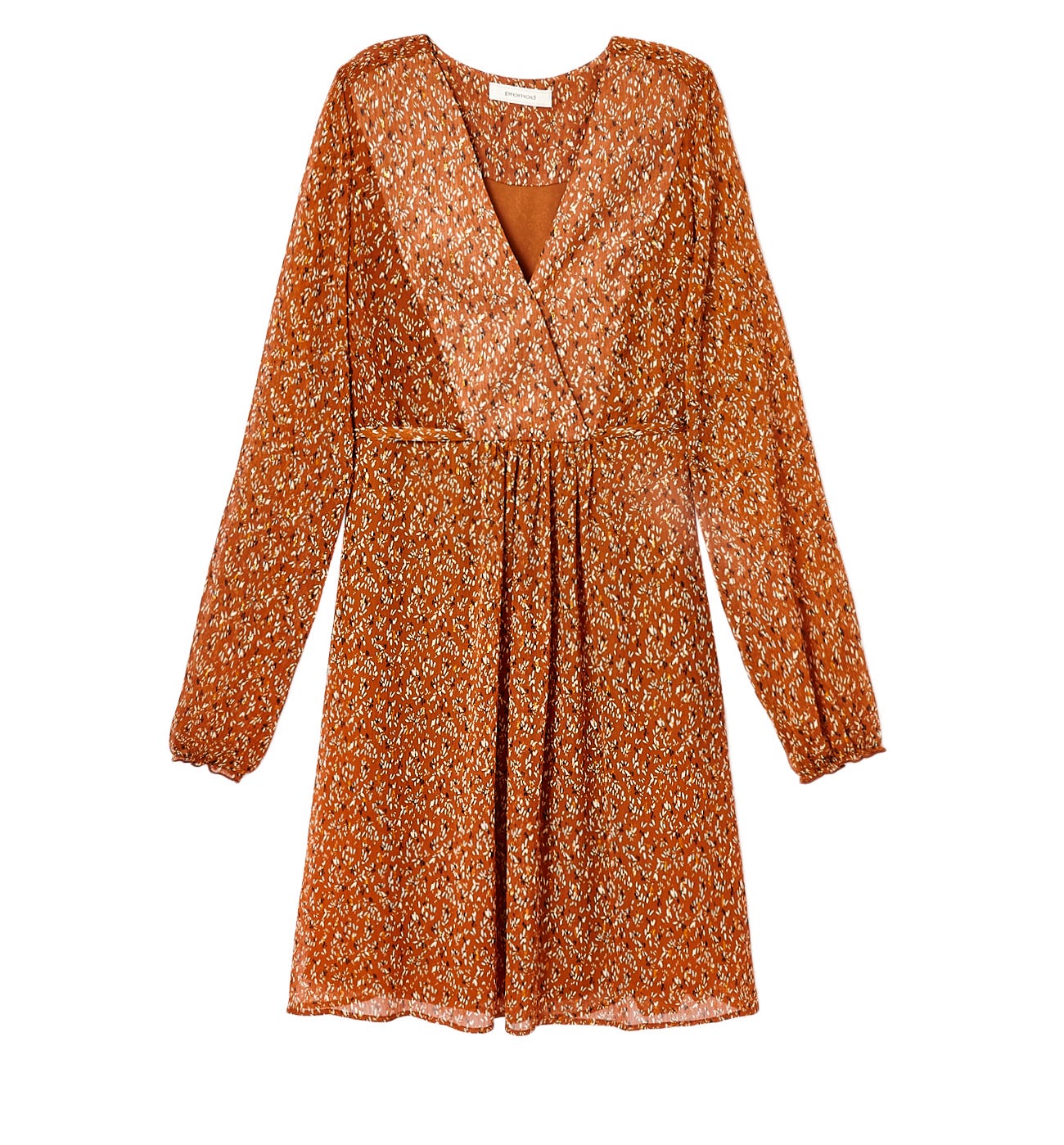 Robe en voile imprimé Femme