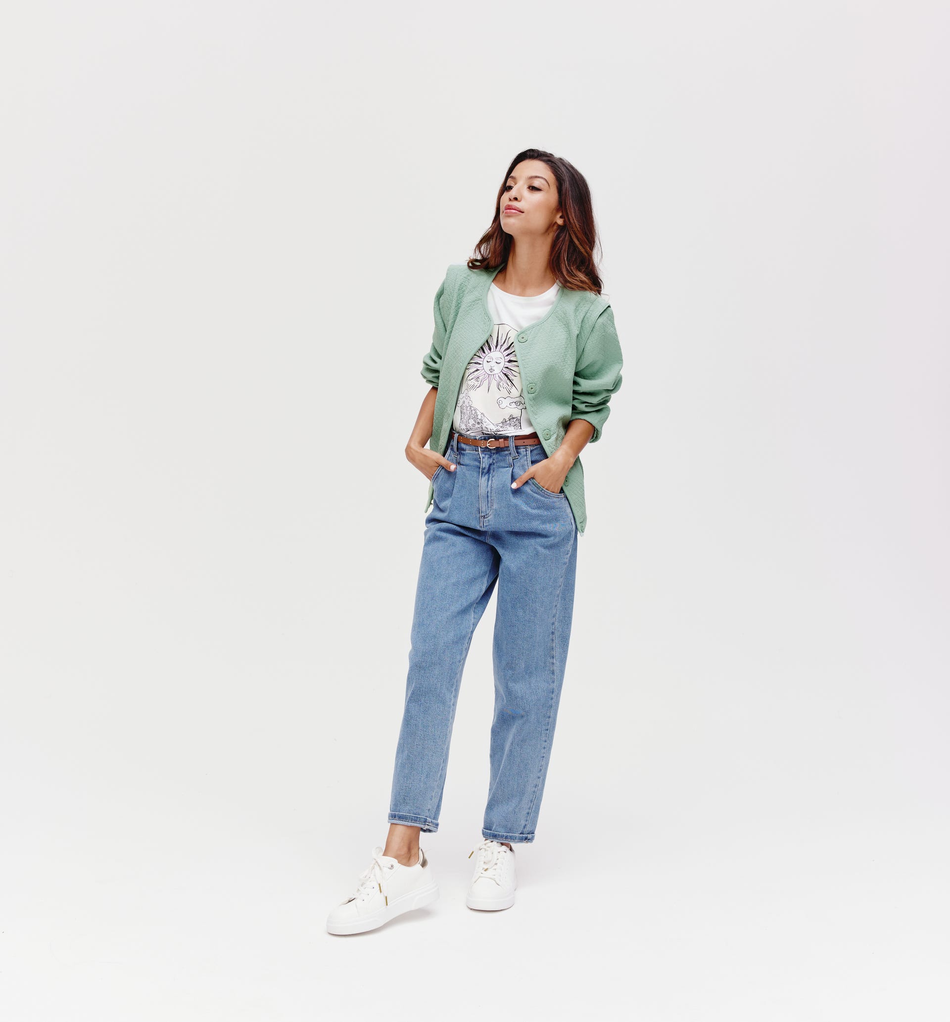 Quilted blouson