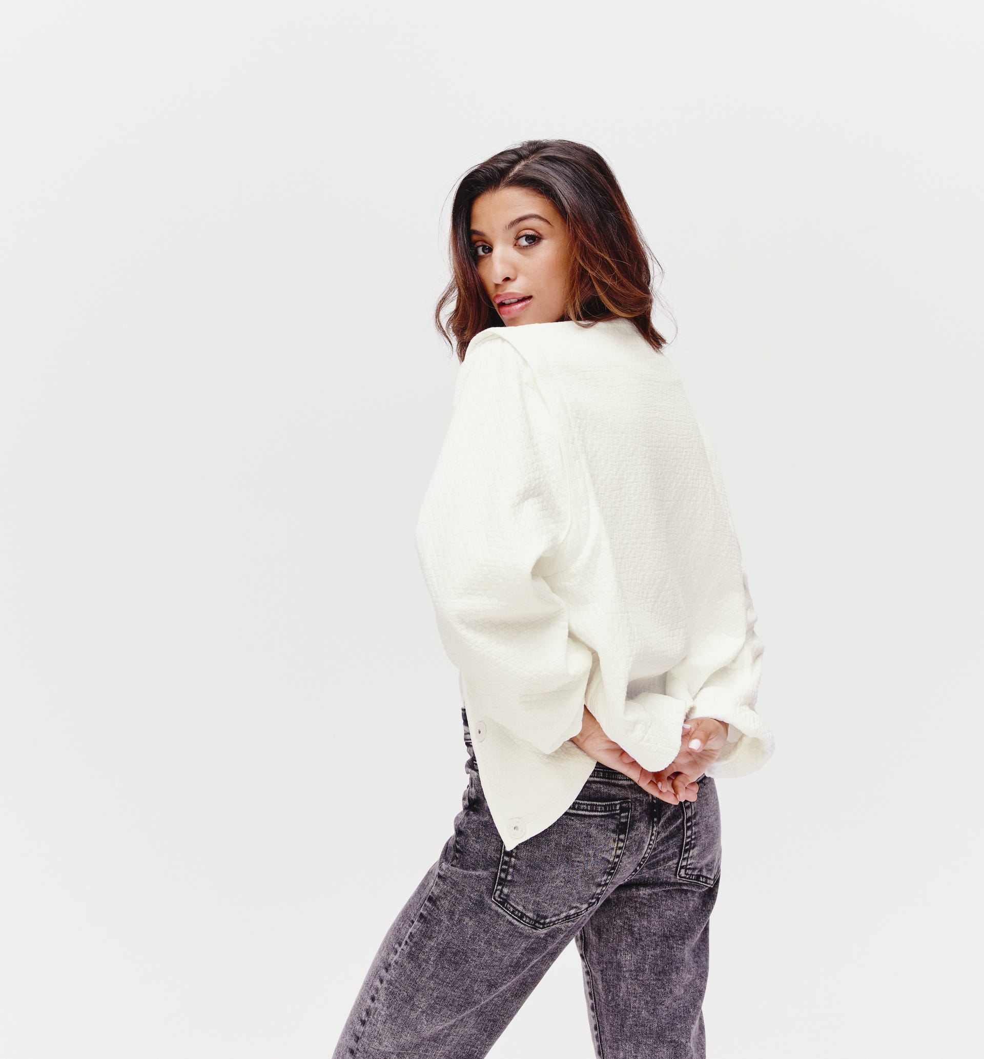Quilted blouson