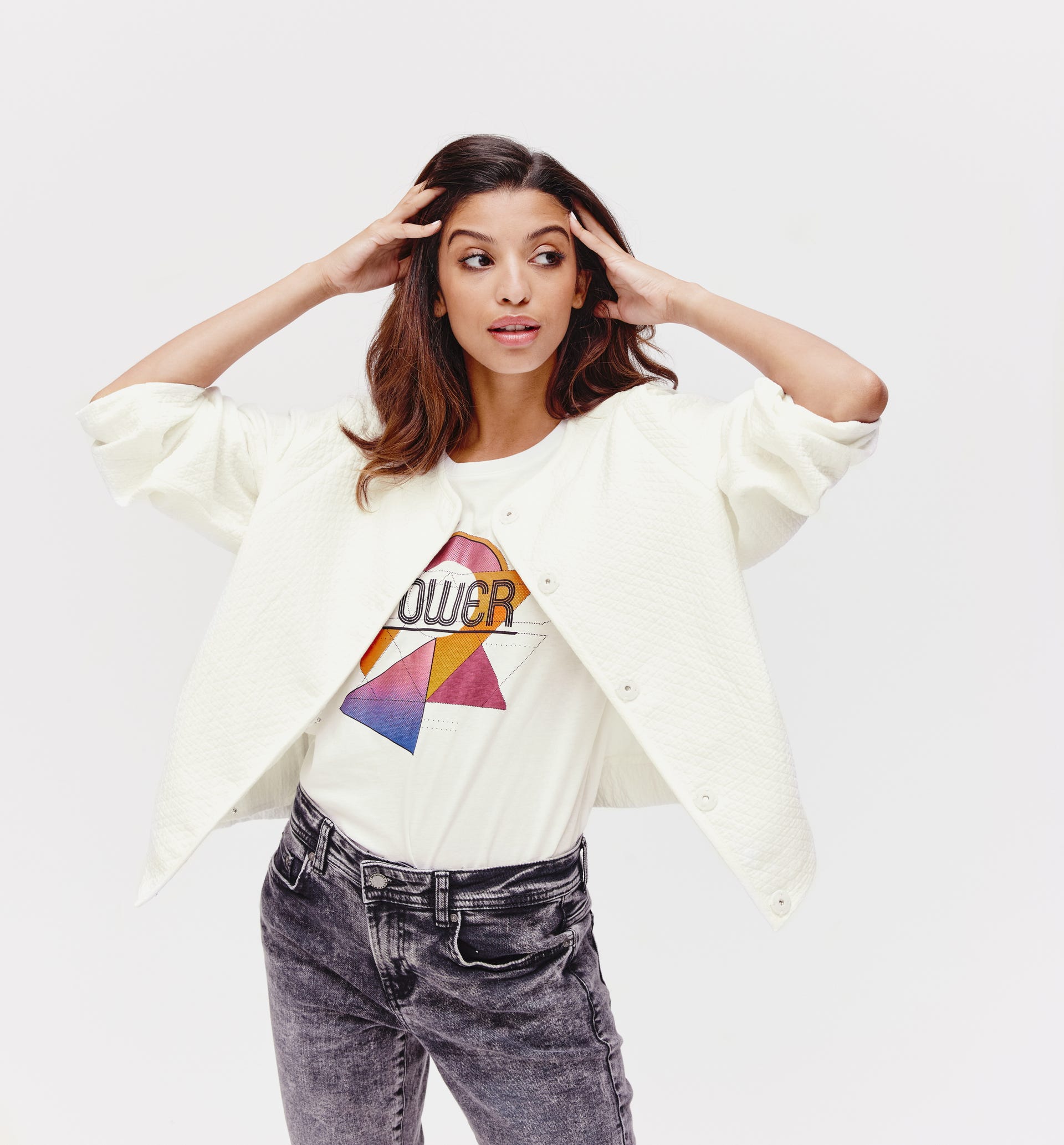 Quilted blouson