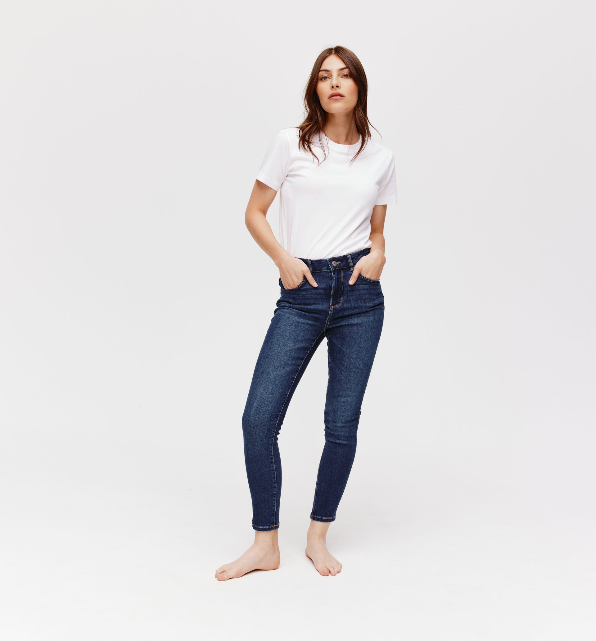 High Waist Skinny Jeans EMILE
