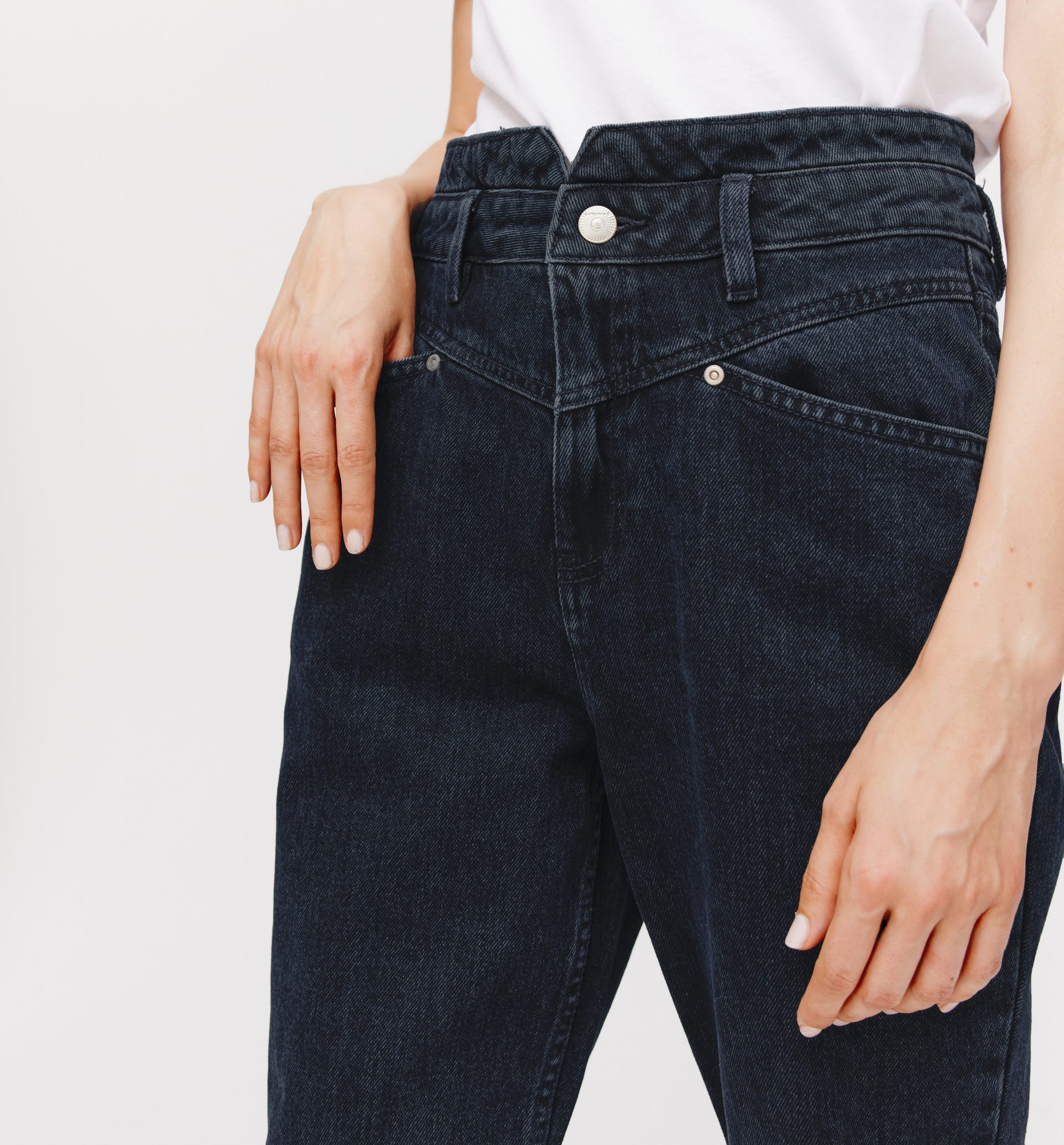 Jean mom talle alto MARCEL