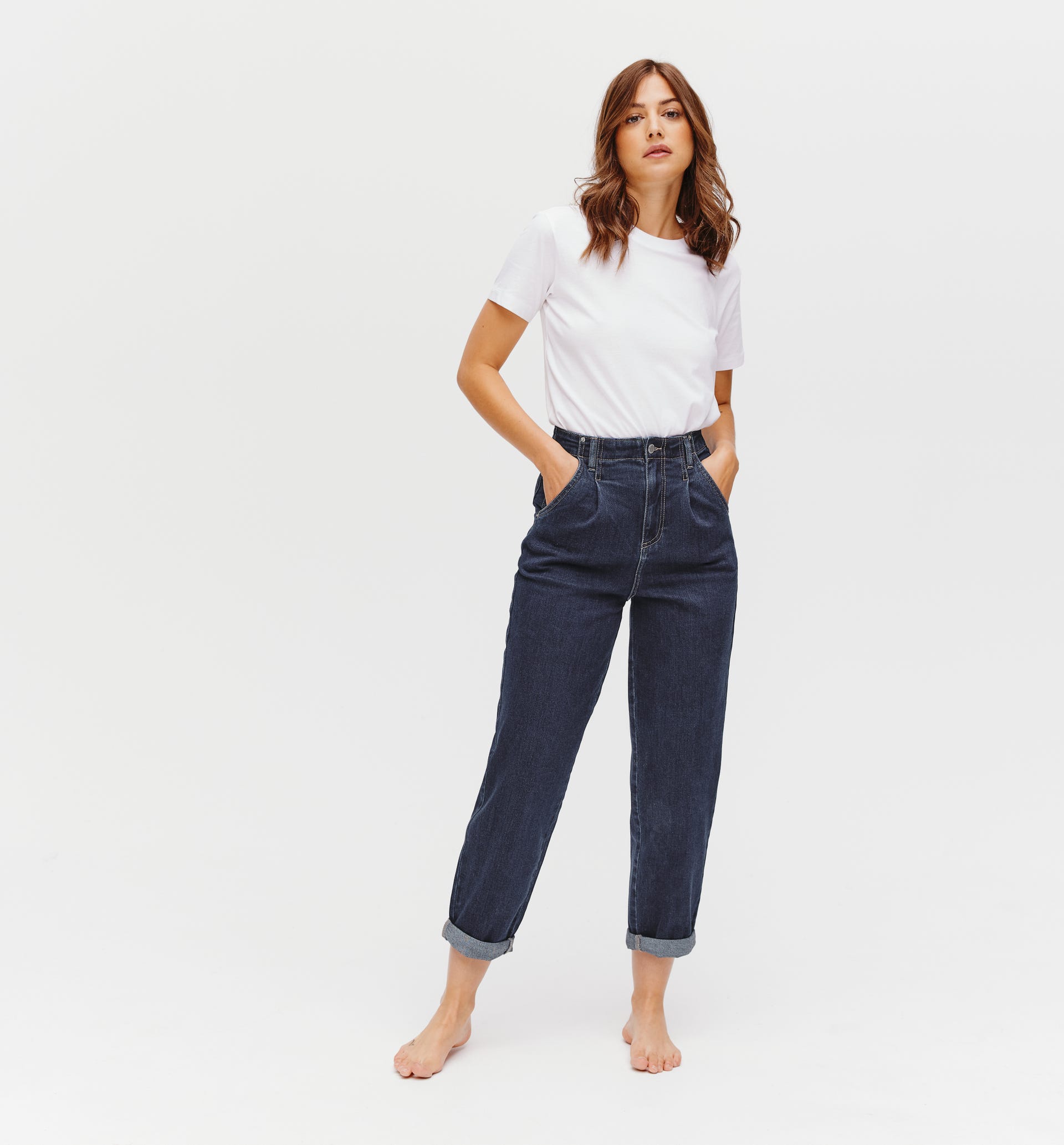 Jeansy slouchy OSCAR