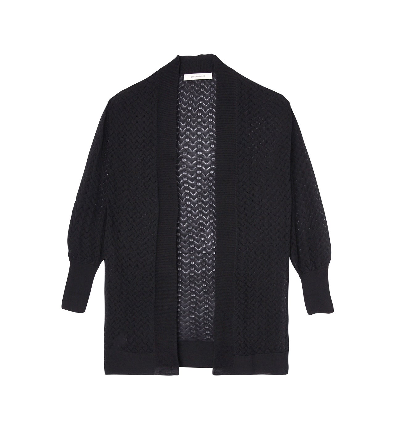 mini black cardigan