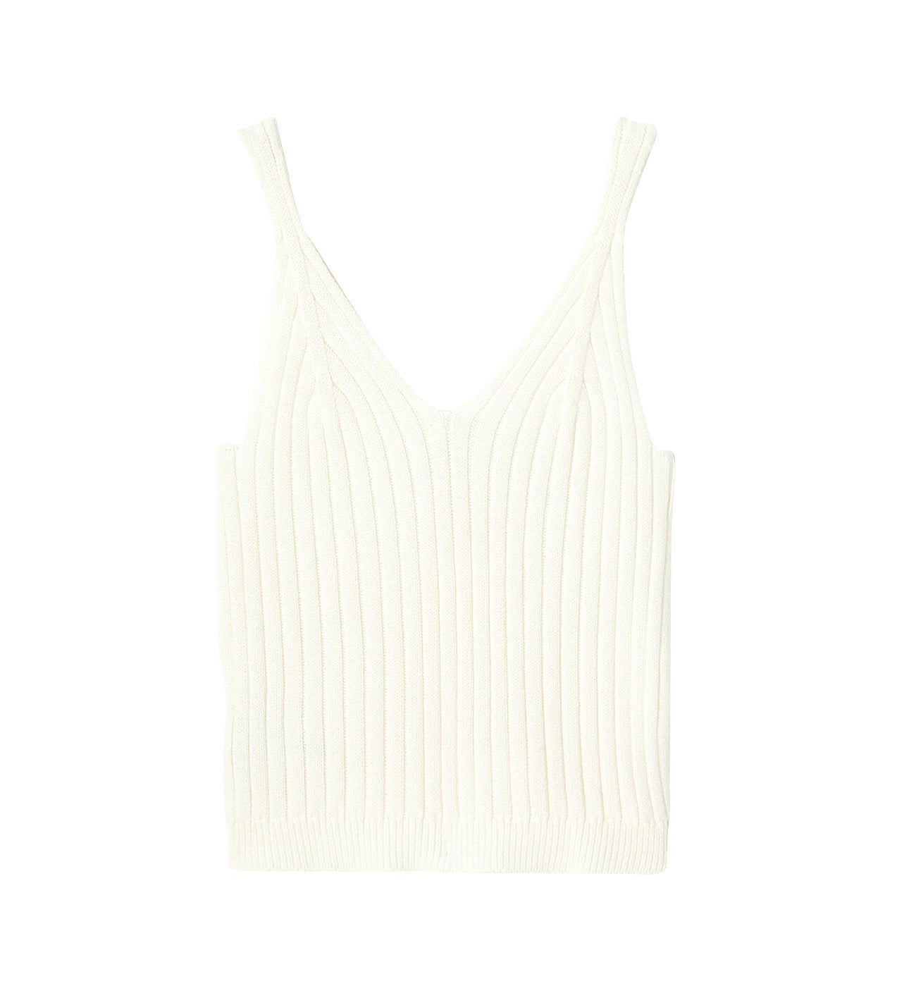 knitted sleeveless top