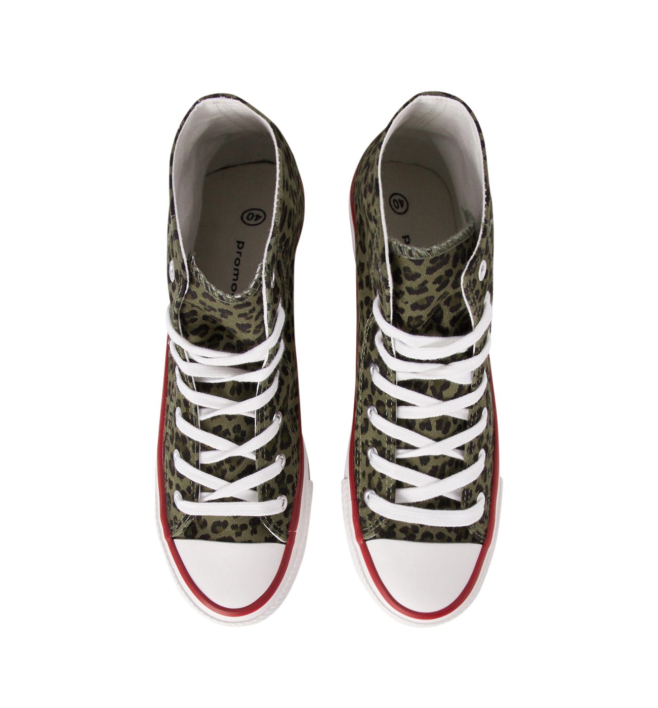 Canvas ankle trainers