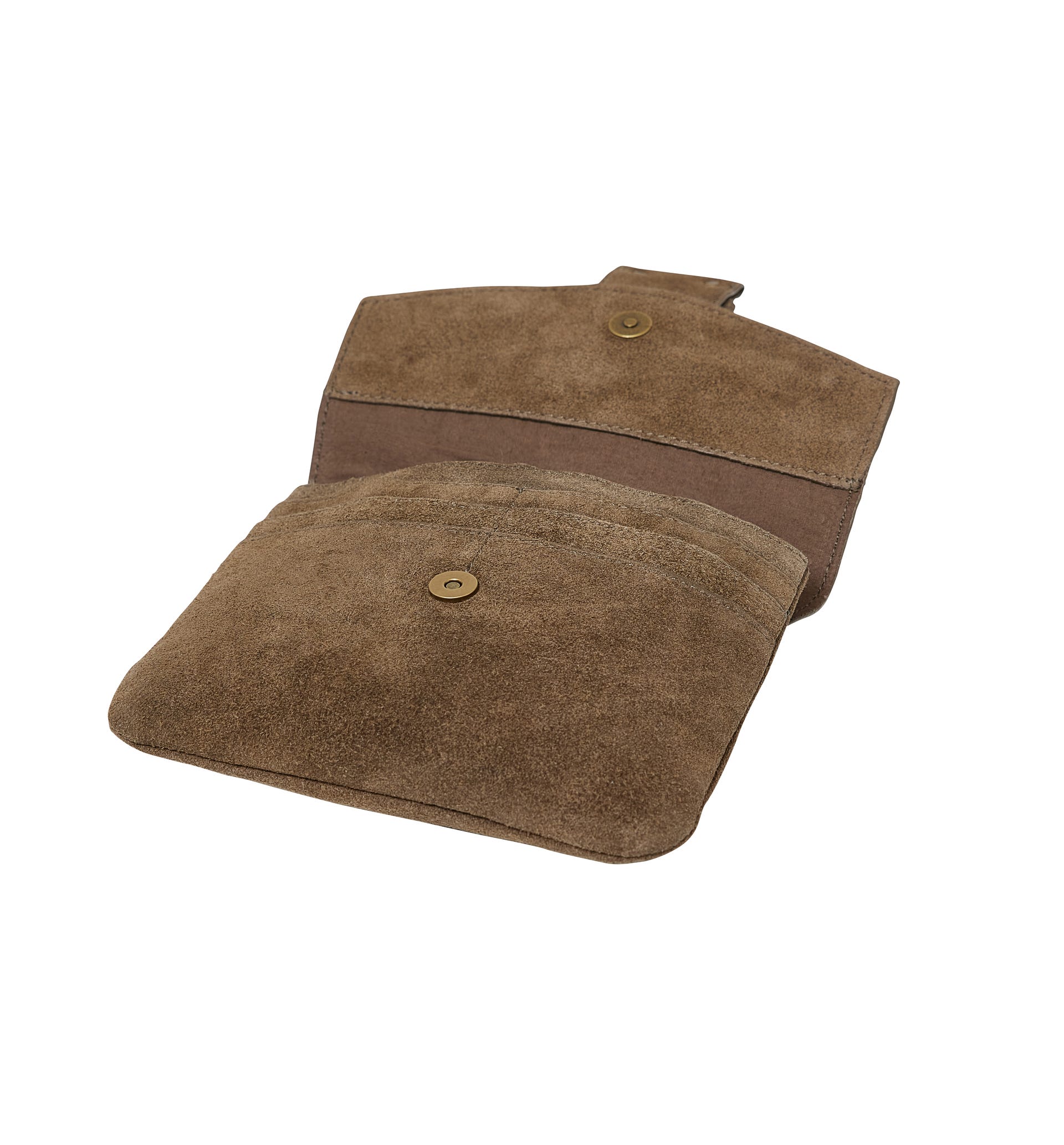 Pochette in pelle scamosciata