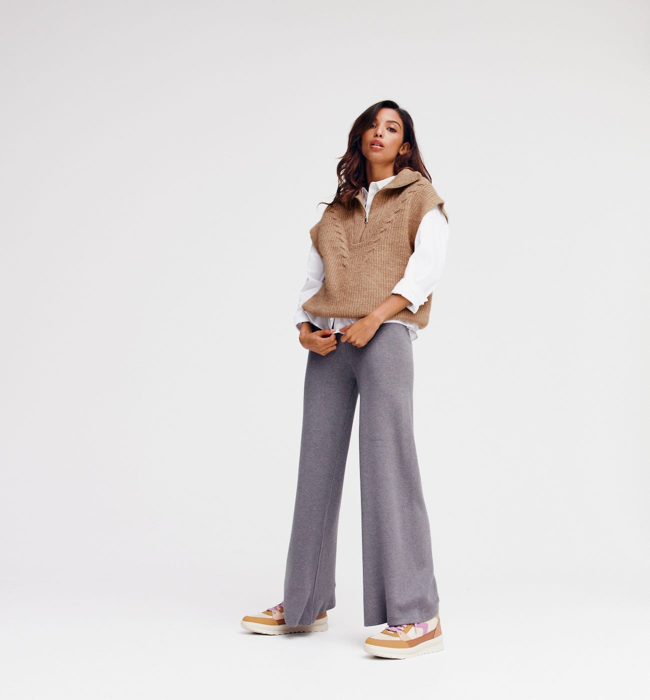 Pull camionneur sans manches