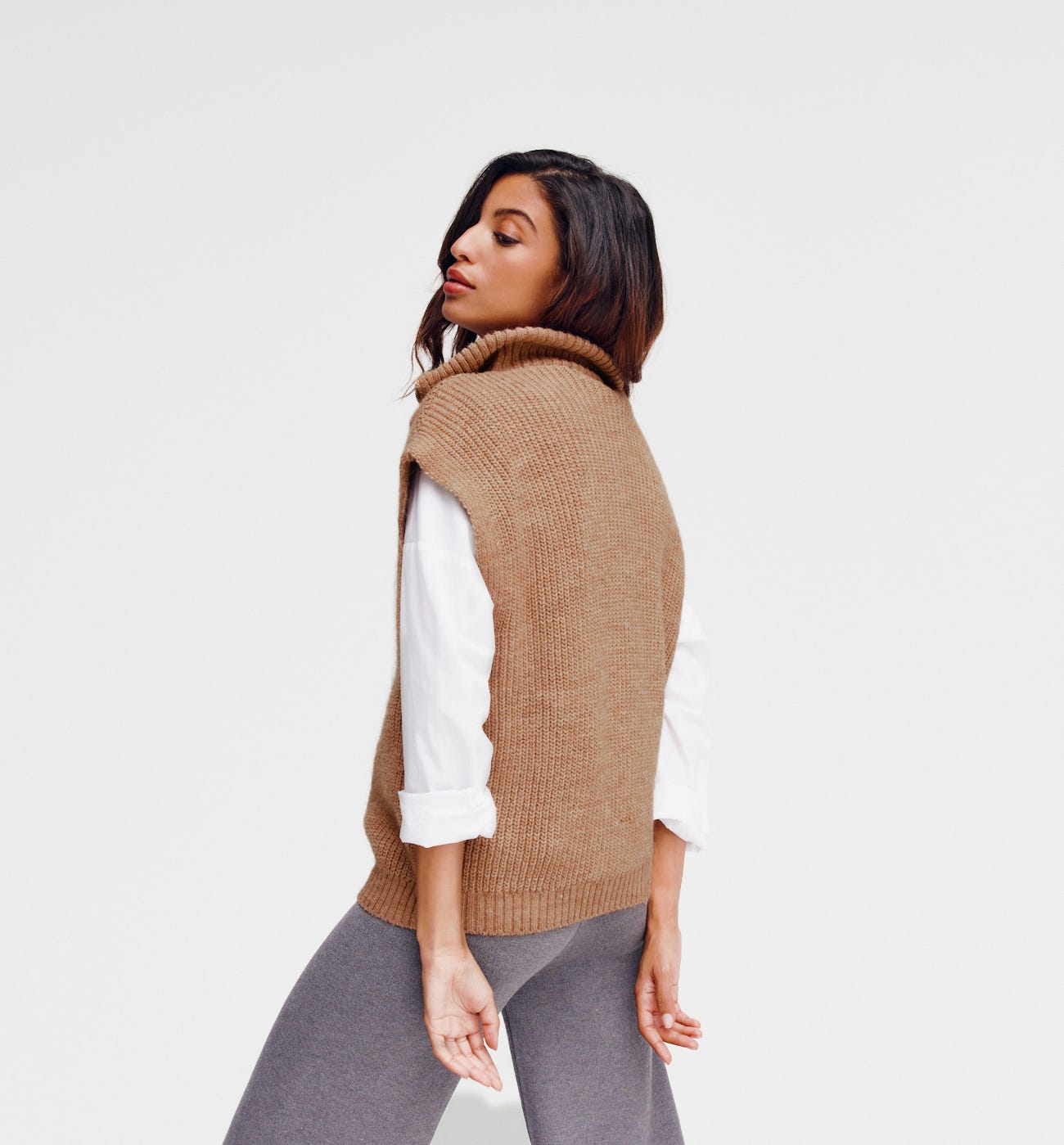 Pull camionneur sans manches