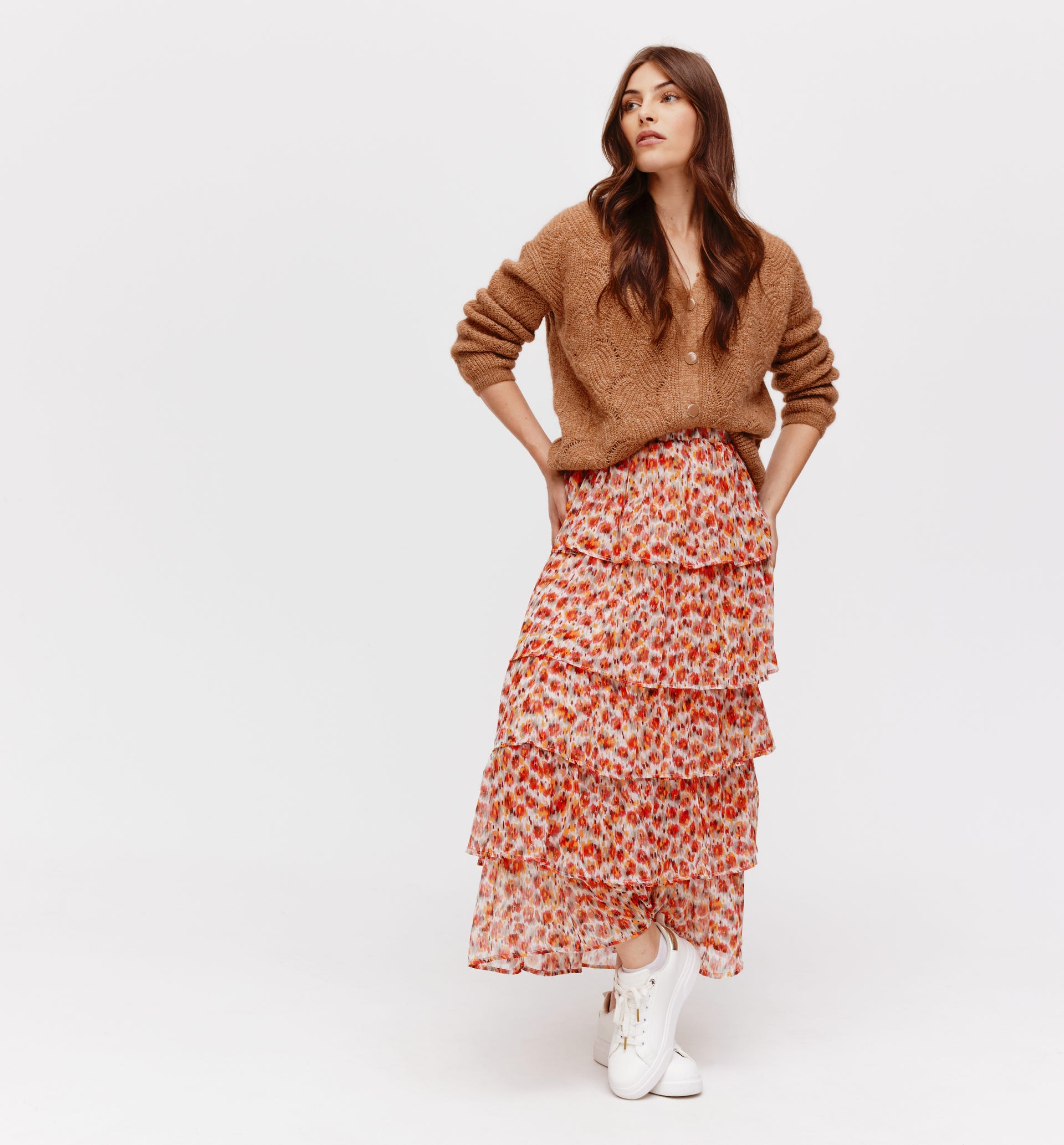 Openwork jumper/cardigan