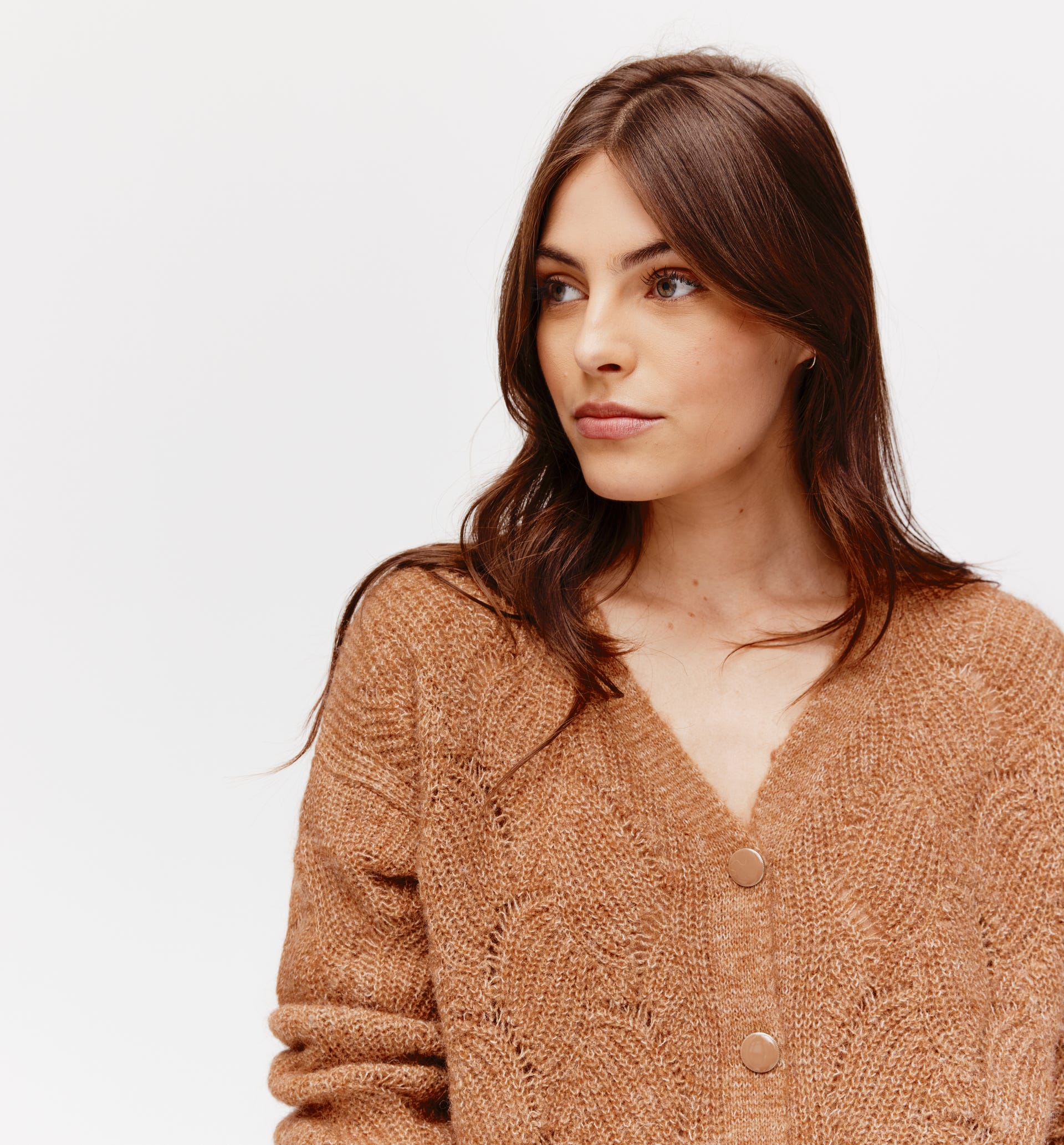 Openwork jumper/cardigan