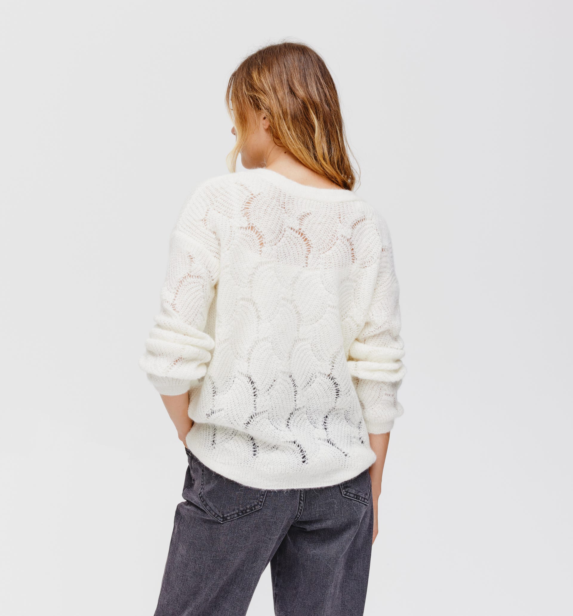 Maglia / cardigan a trafori
