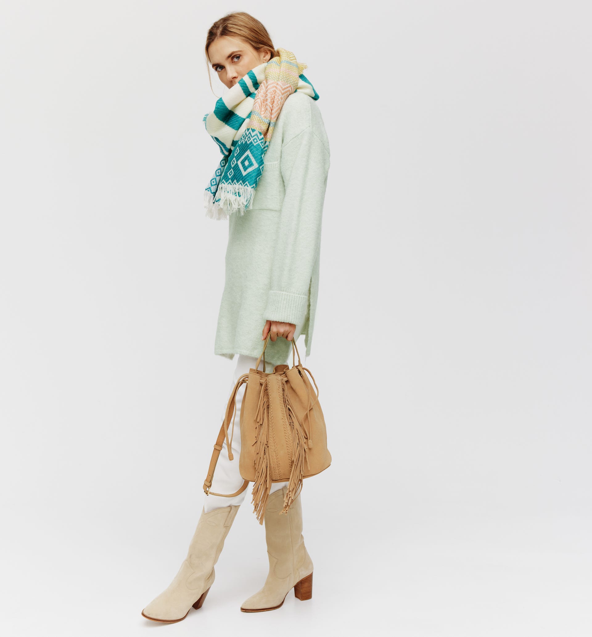 Maglia dolcevita oversize