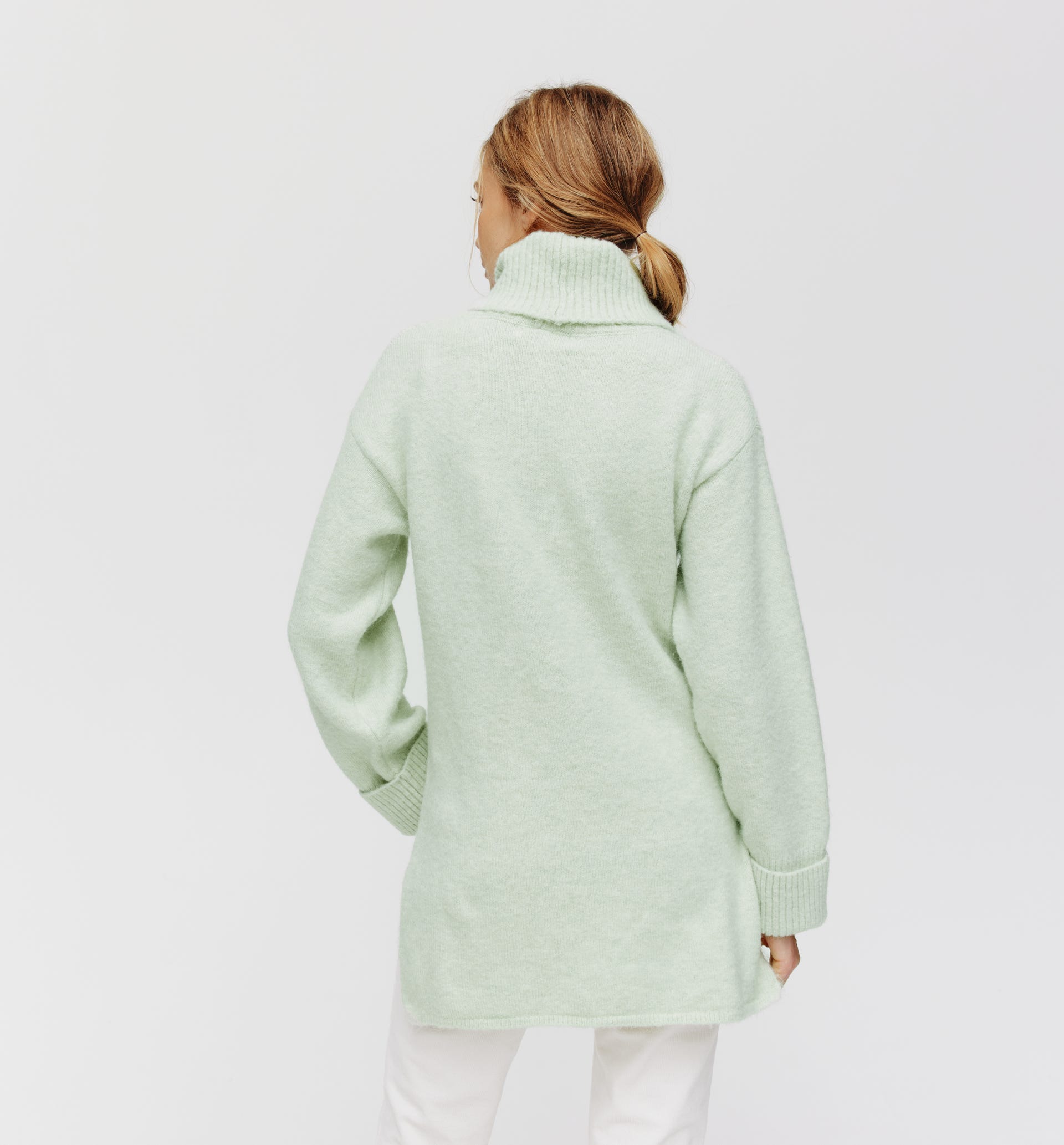 Oversize-Rollkragenpullover