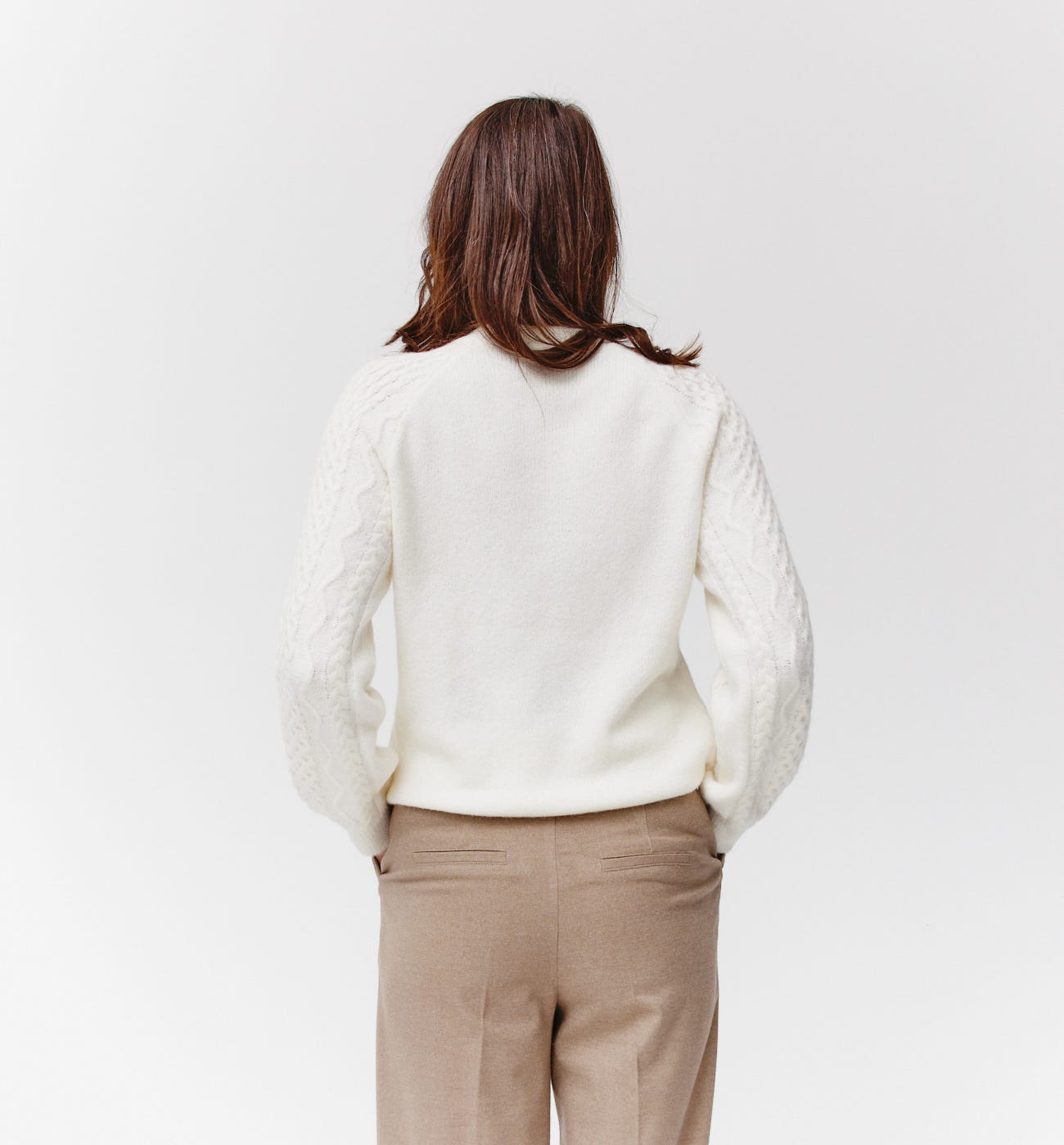 Pull torsadé fantaisie Femme