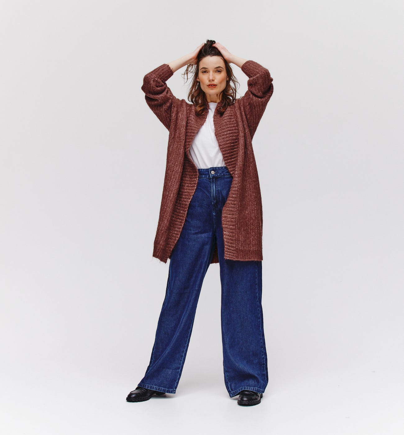 Cardigan lungo oversize