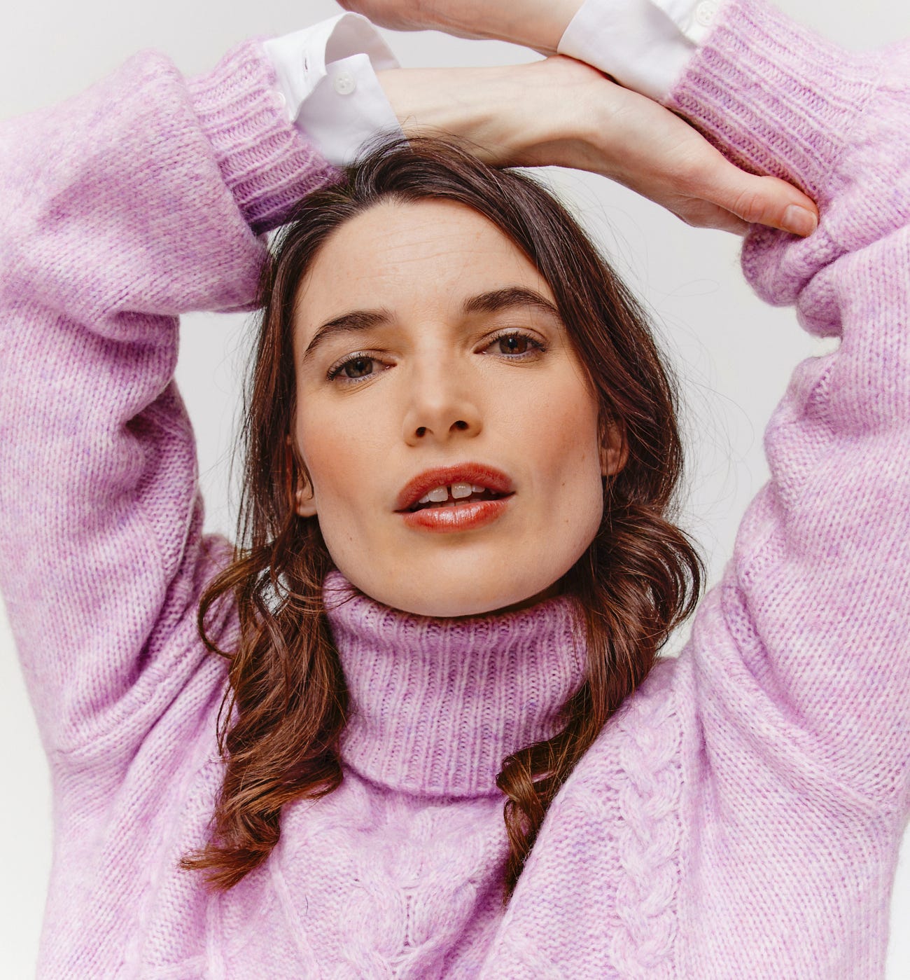 Sweter z golfem