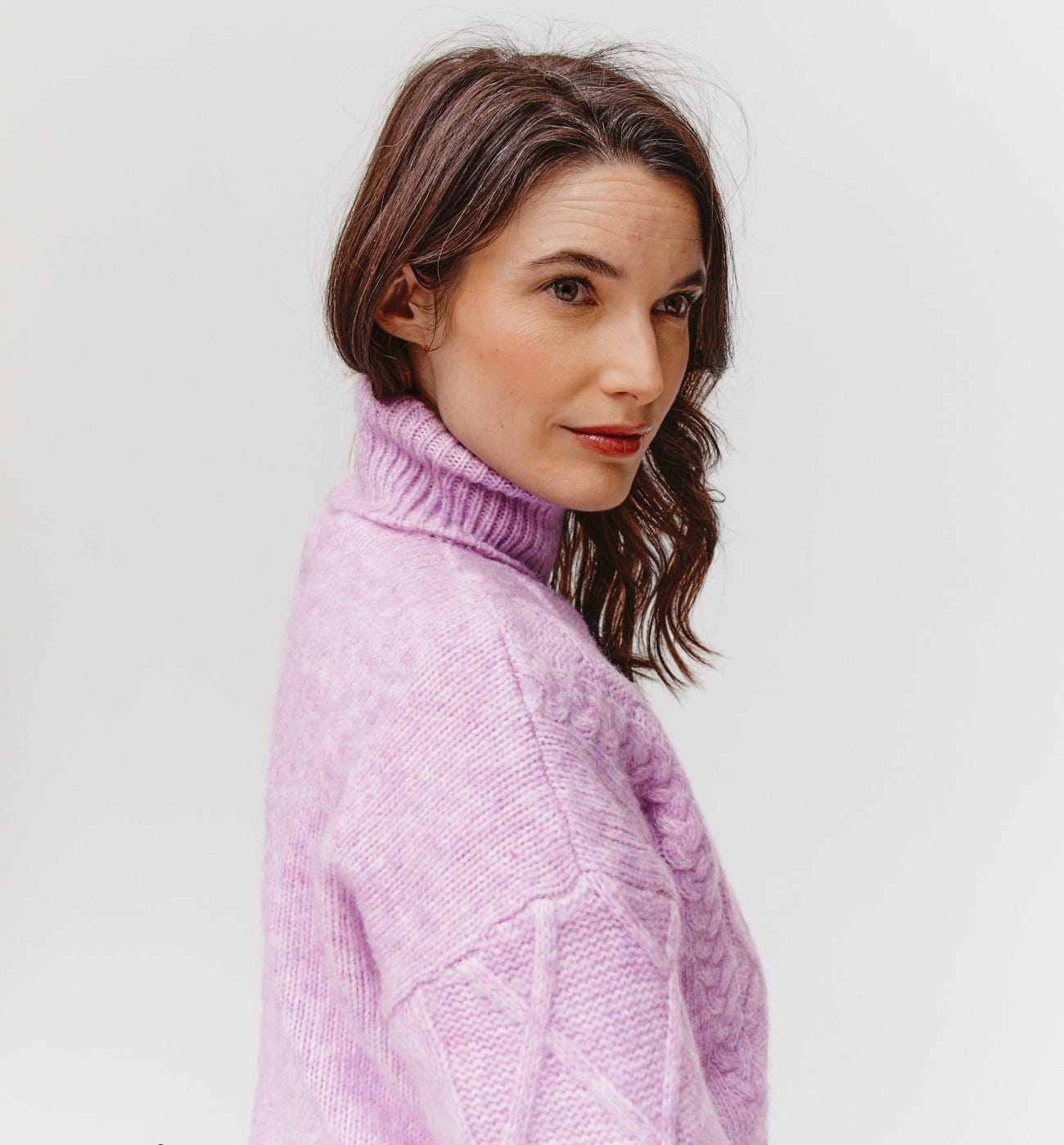 Sweter z golfem