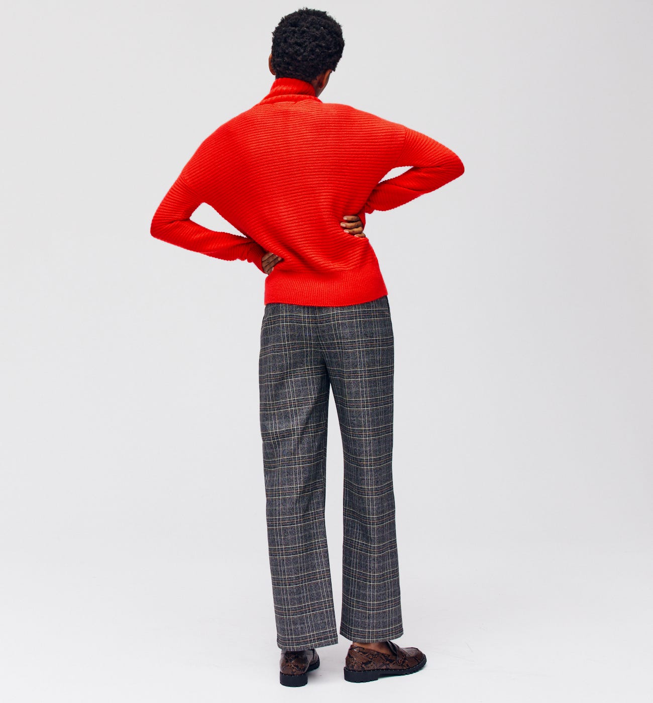 Strickjacke im troyer-stil