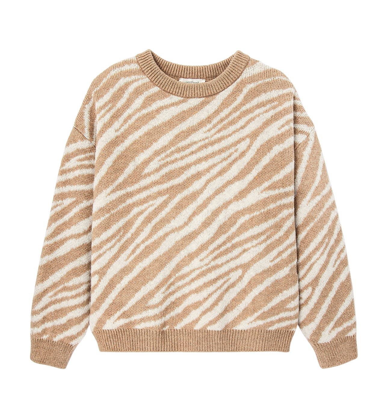 Pullover mit Zebramuster