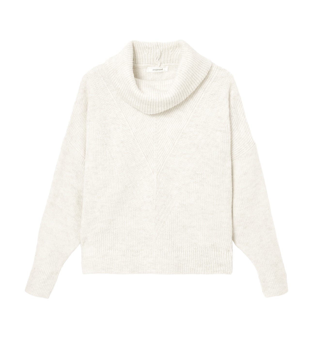 Jersey cuello vuelto maxi