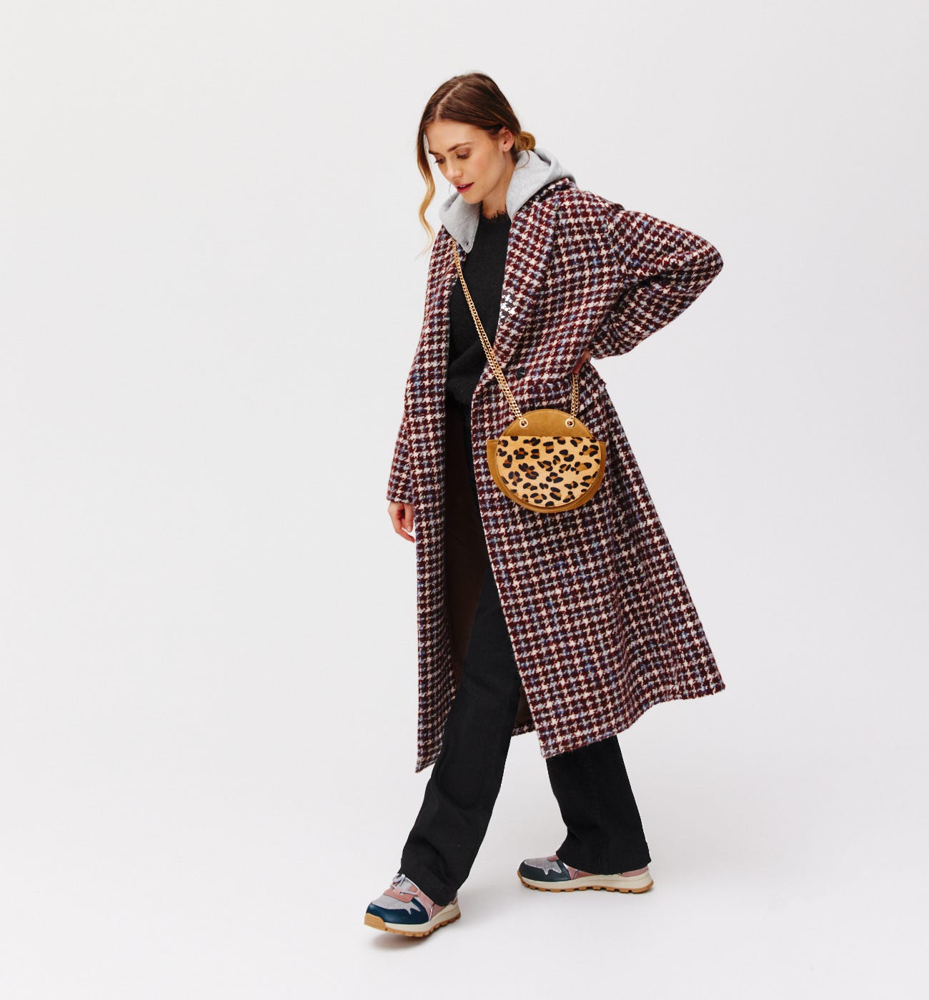 Maritimer Pullover mit Spitze