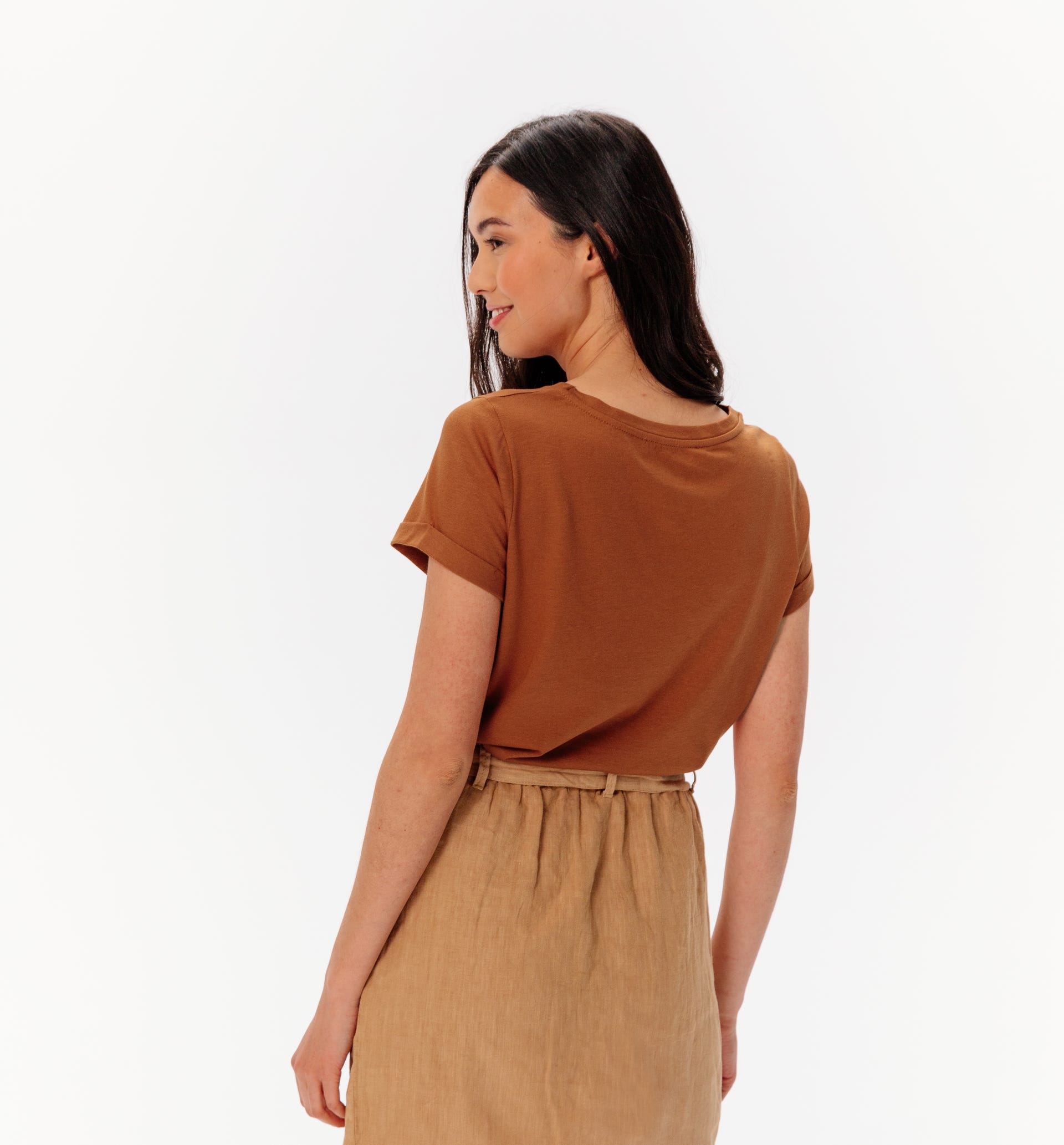 T-shirt con stampa frontale
