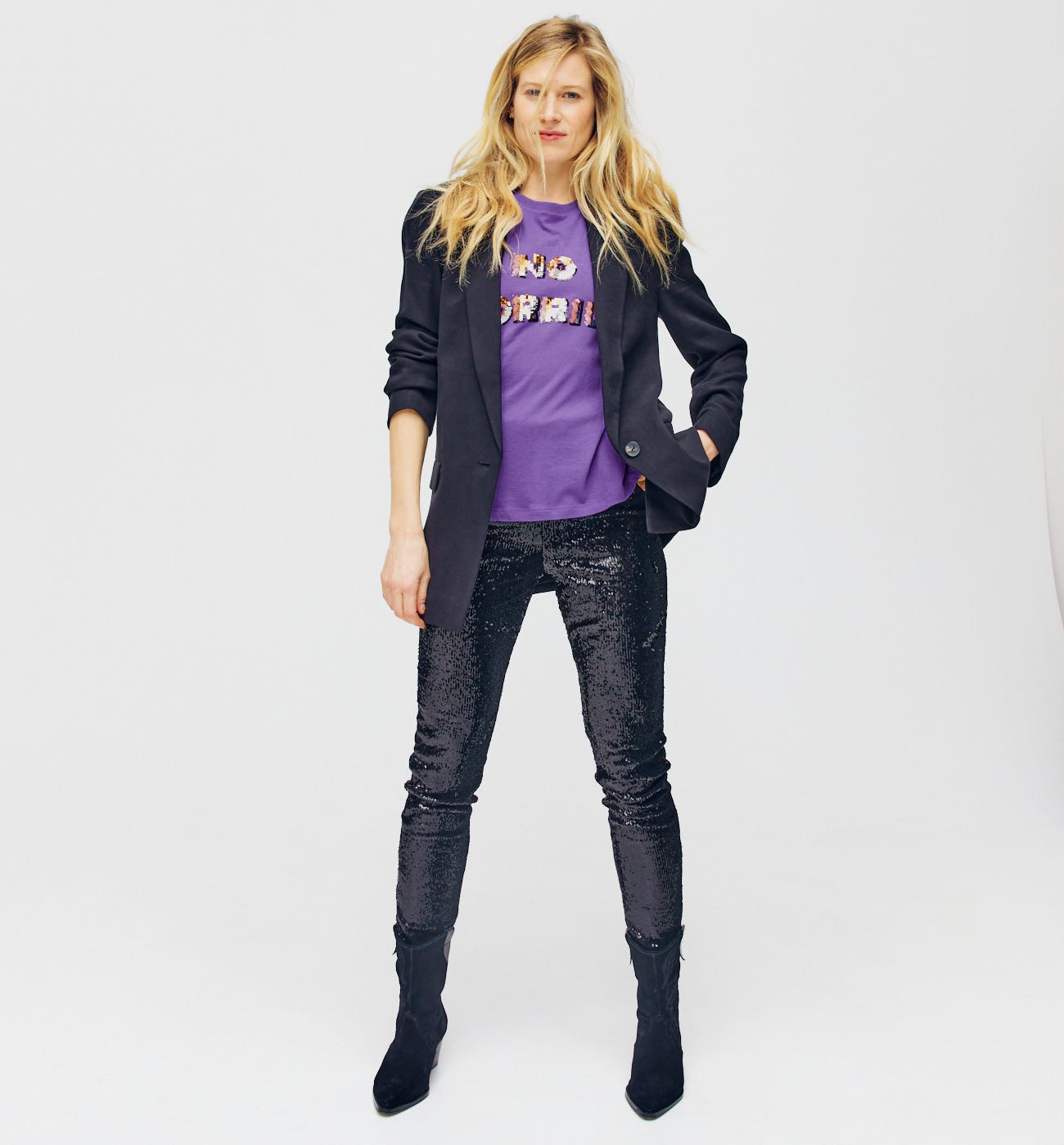 Camiseta con lentejuelas
