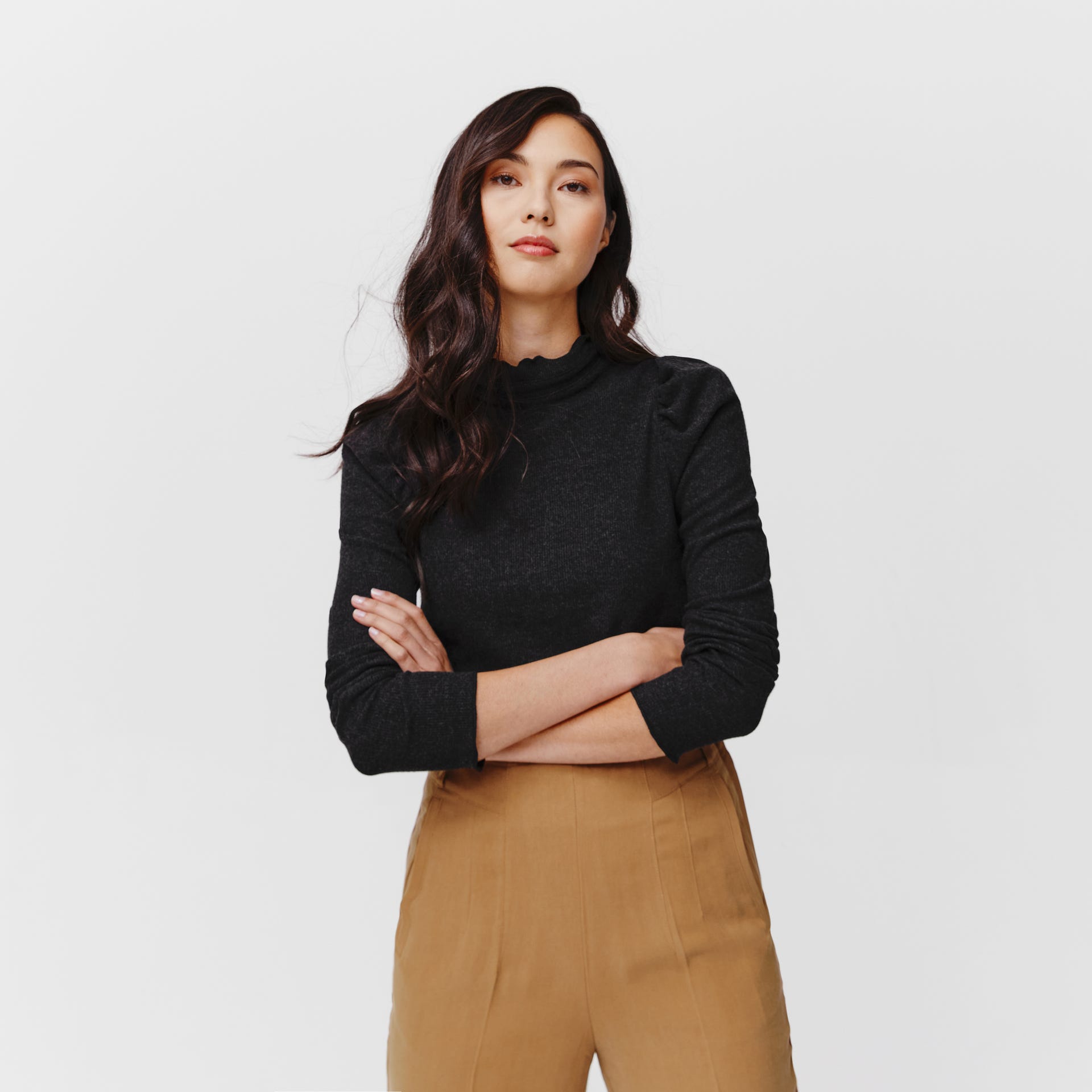 Geripptes Longsleeve
