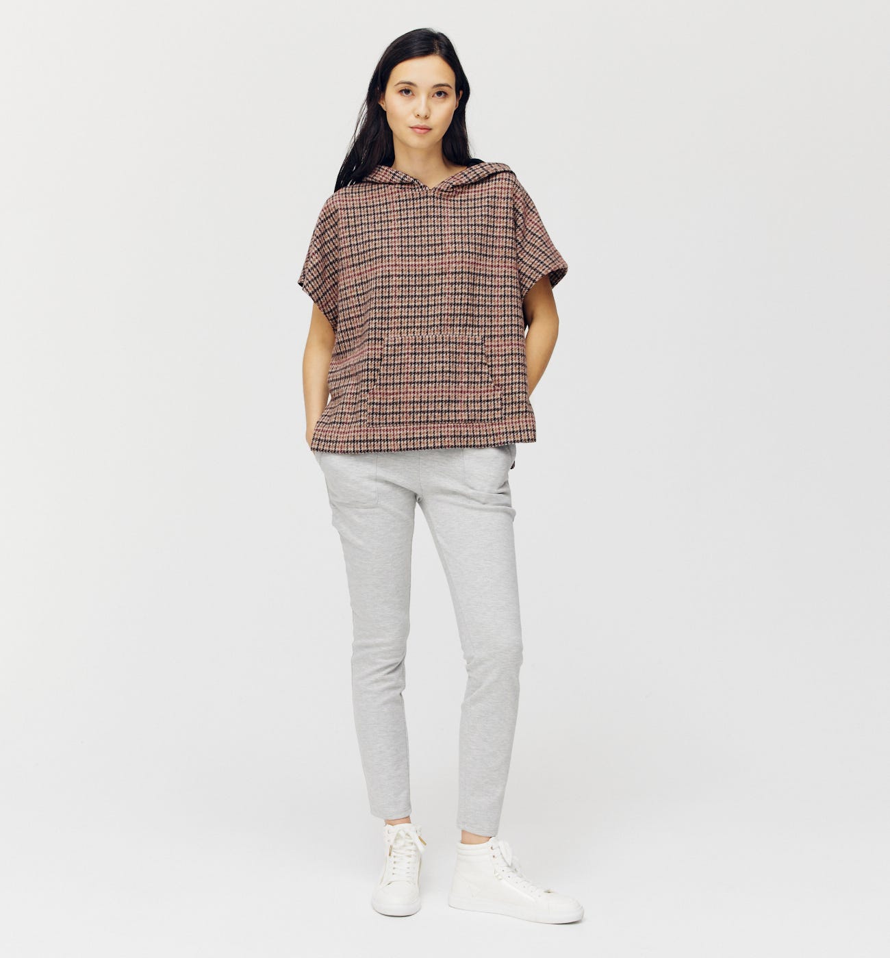 Sweatshirt mit kurzen Ärmeln