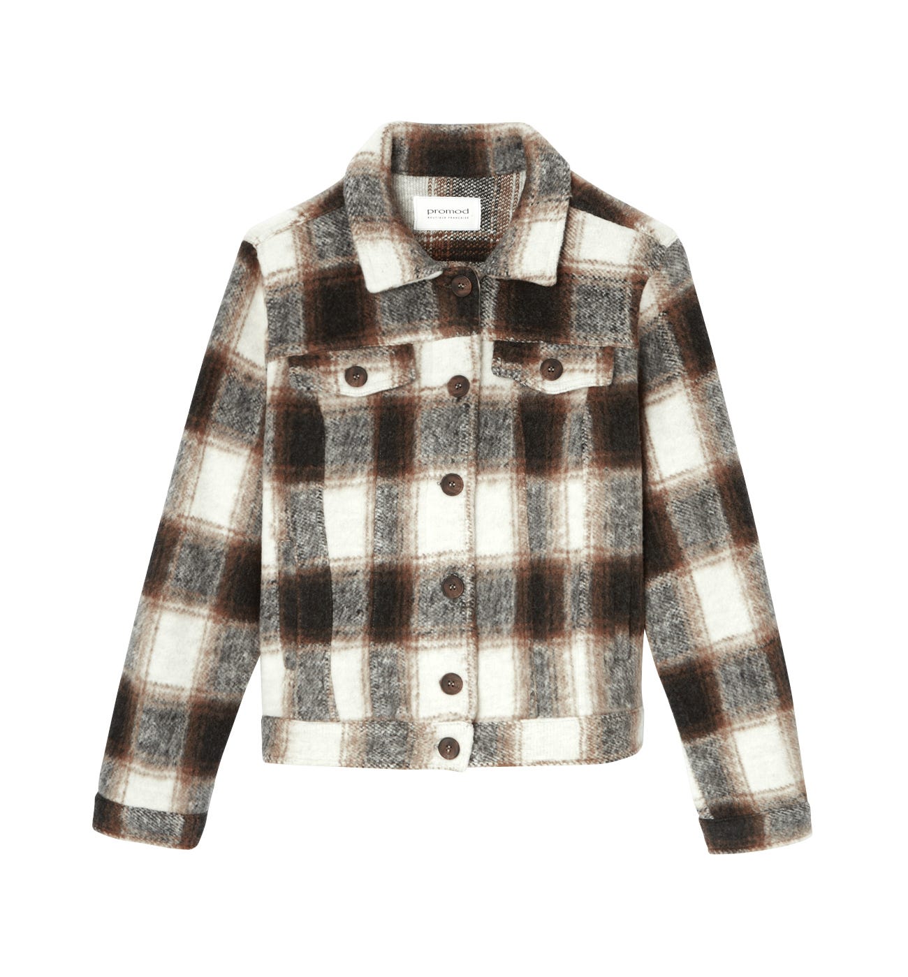 Giubbotto trendy a quadri