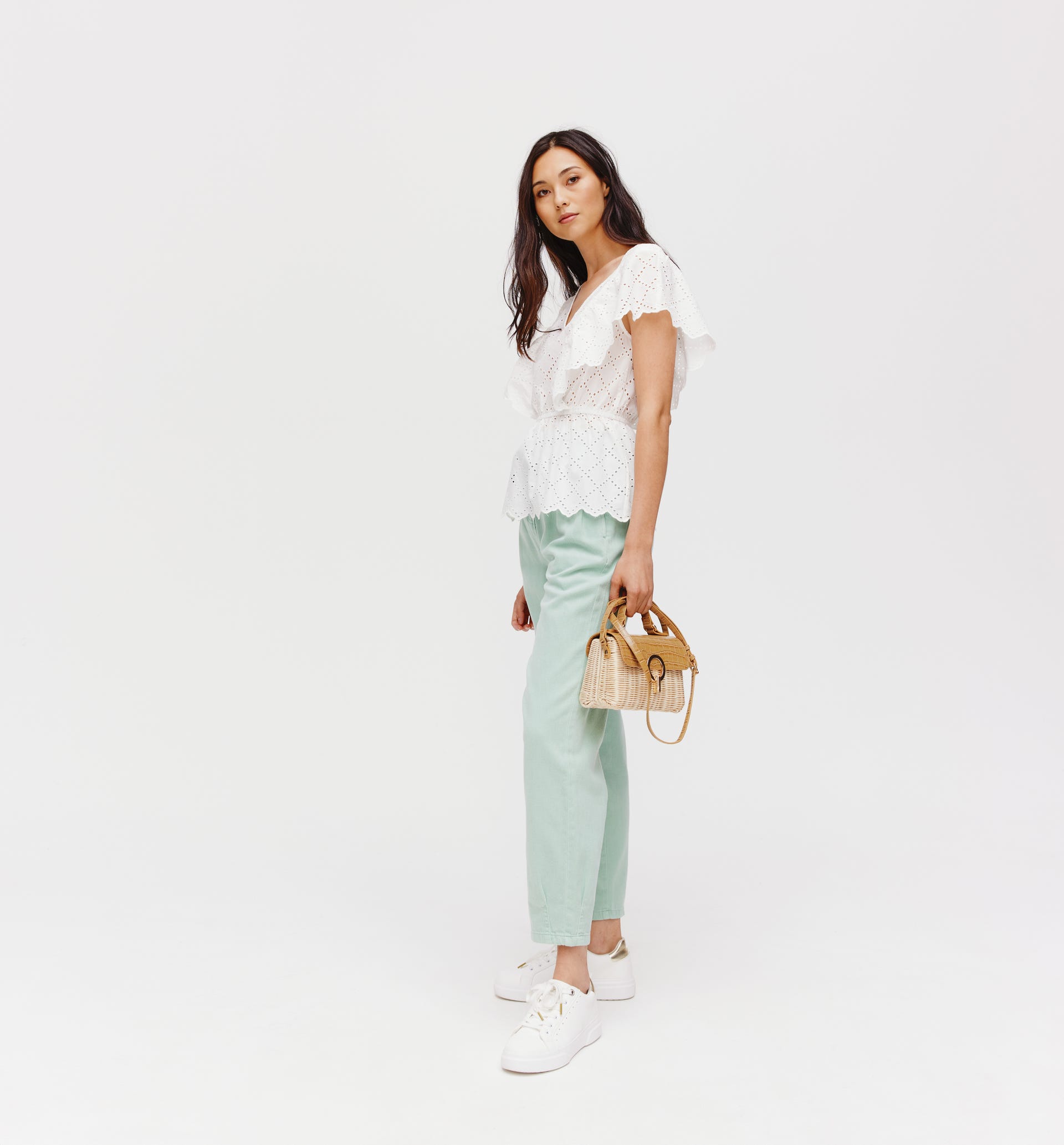 Blusa pizzo sangallo