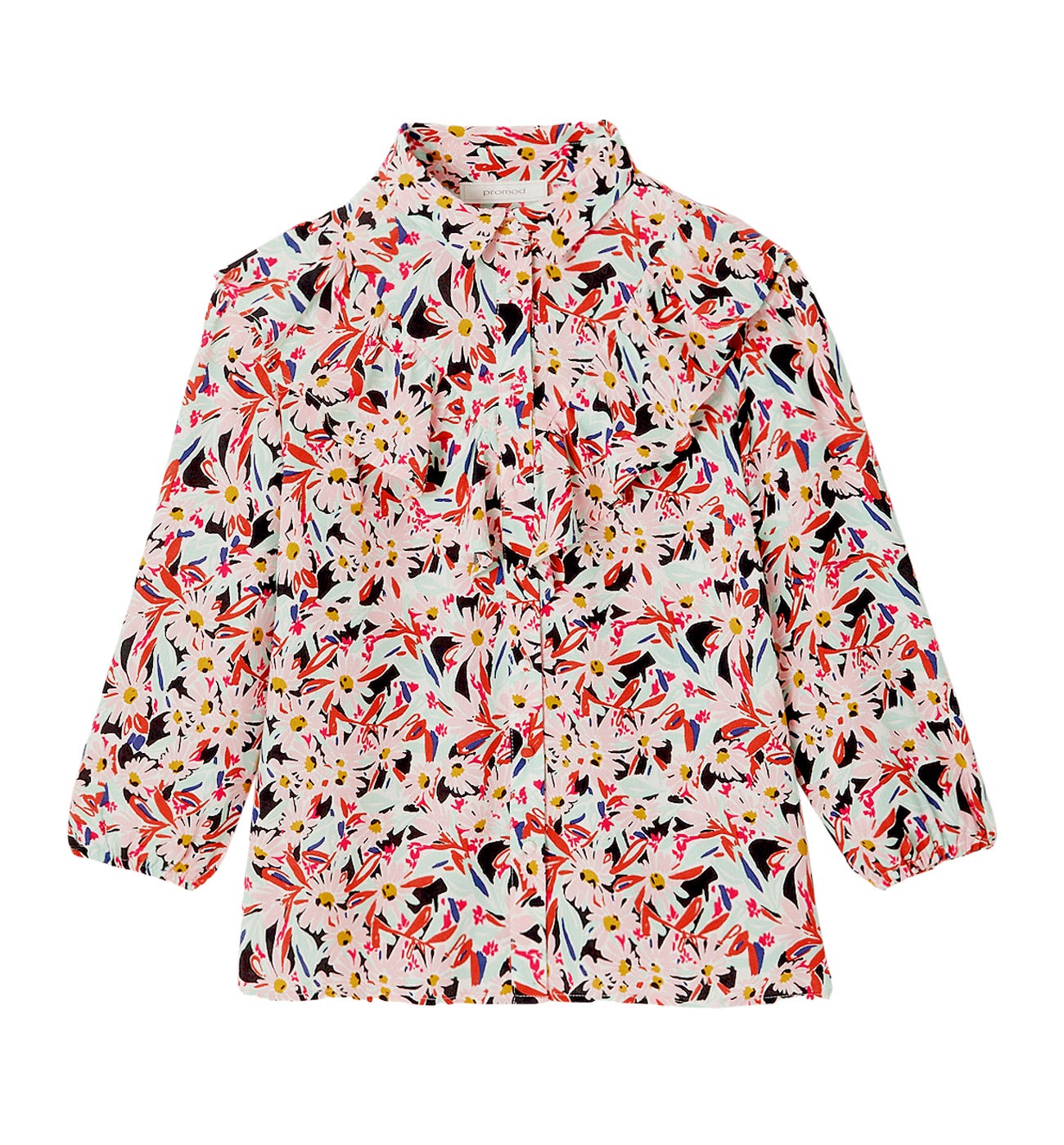 Gemusterte Bluse