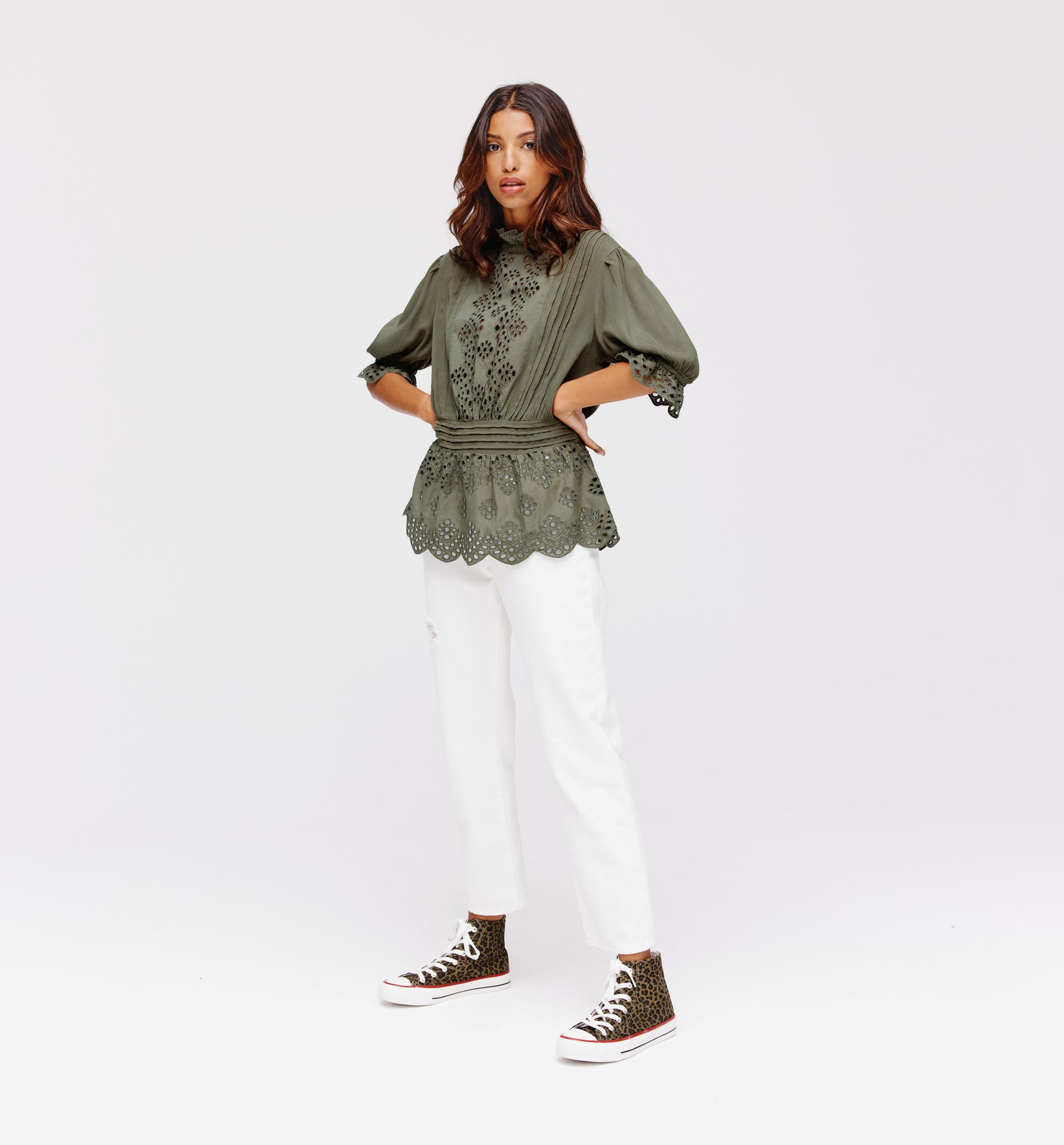 Broderie anglaise blouse