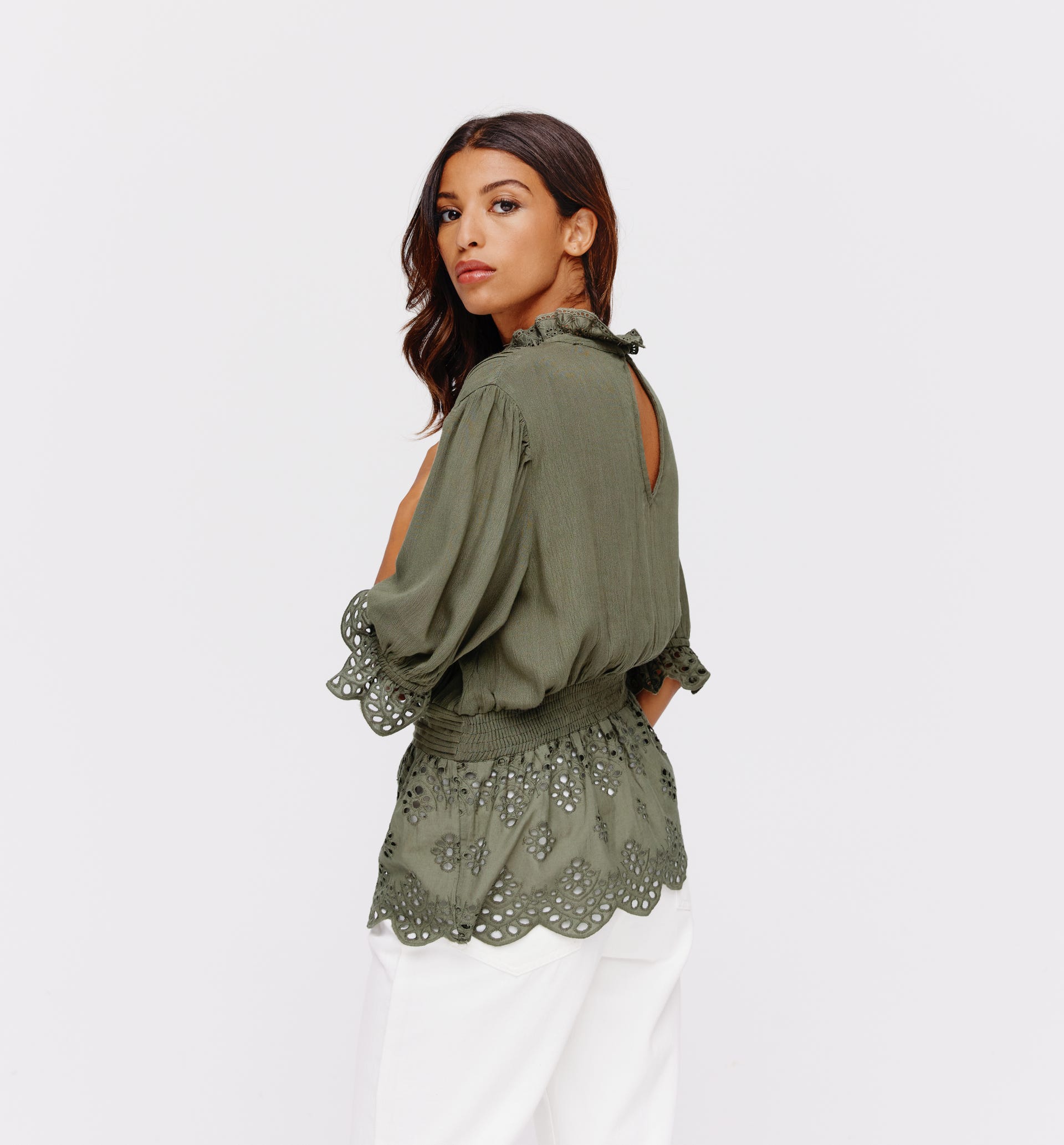 Broderie anglaise blouse