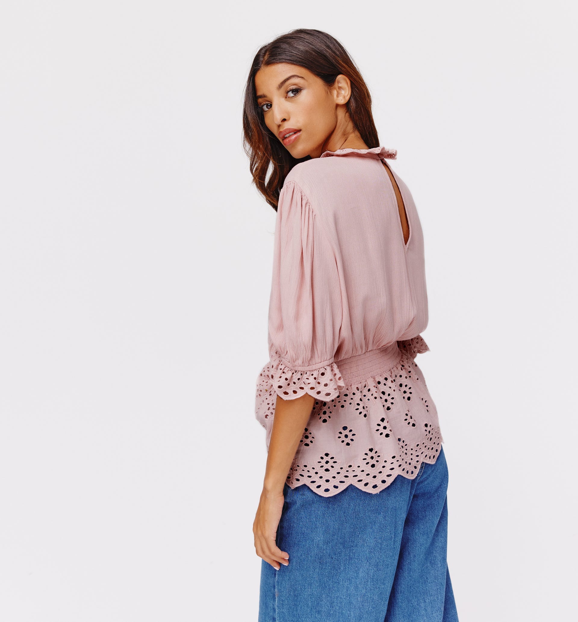 Broderie anglaise blouse