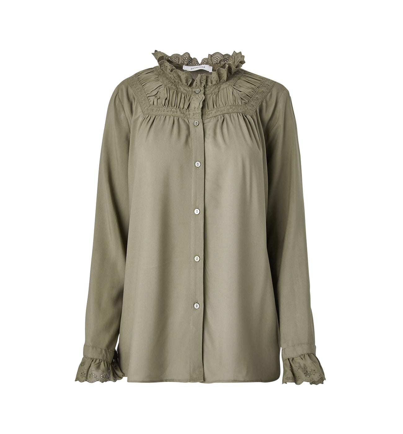 Bluse mit Stickerei