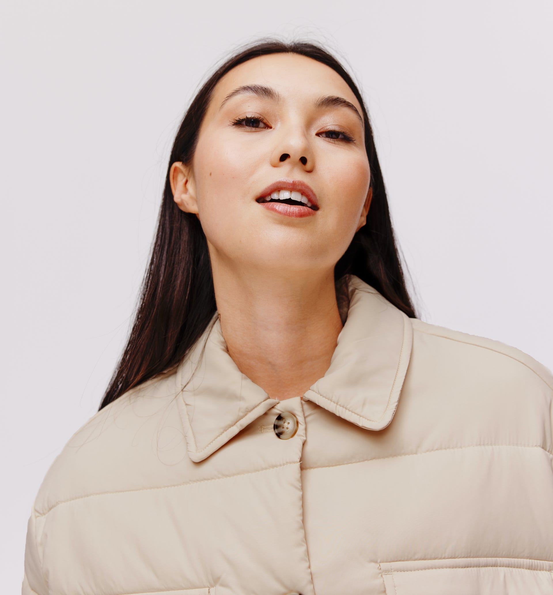 Steppjacke mit Gürtel