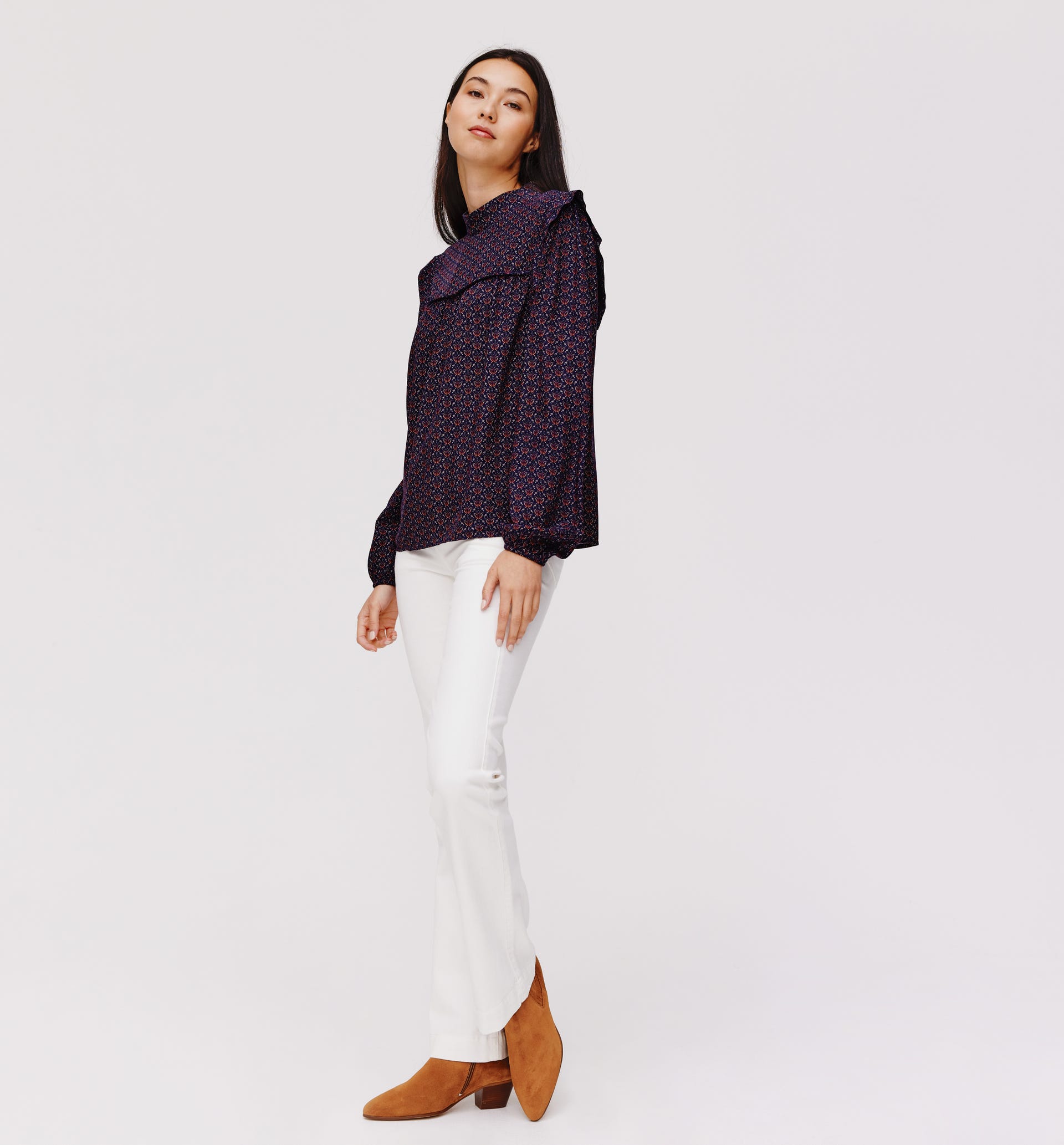 Bluse mit Print